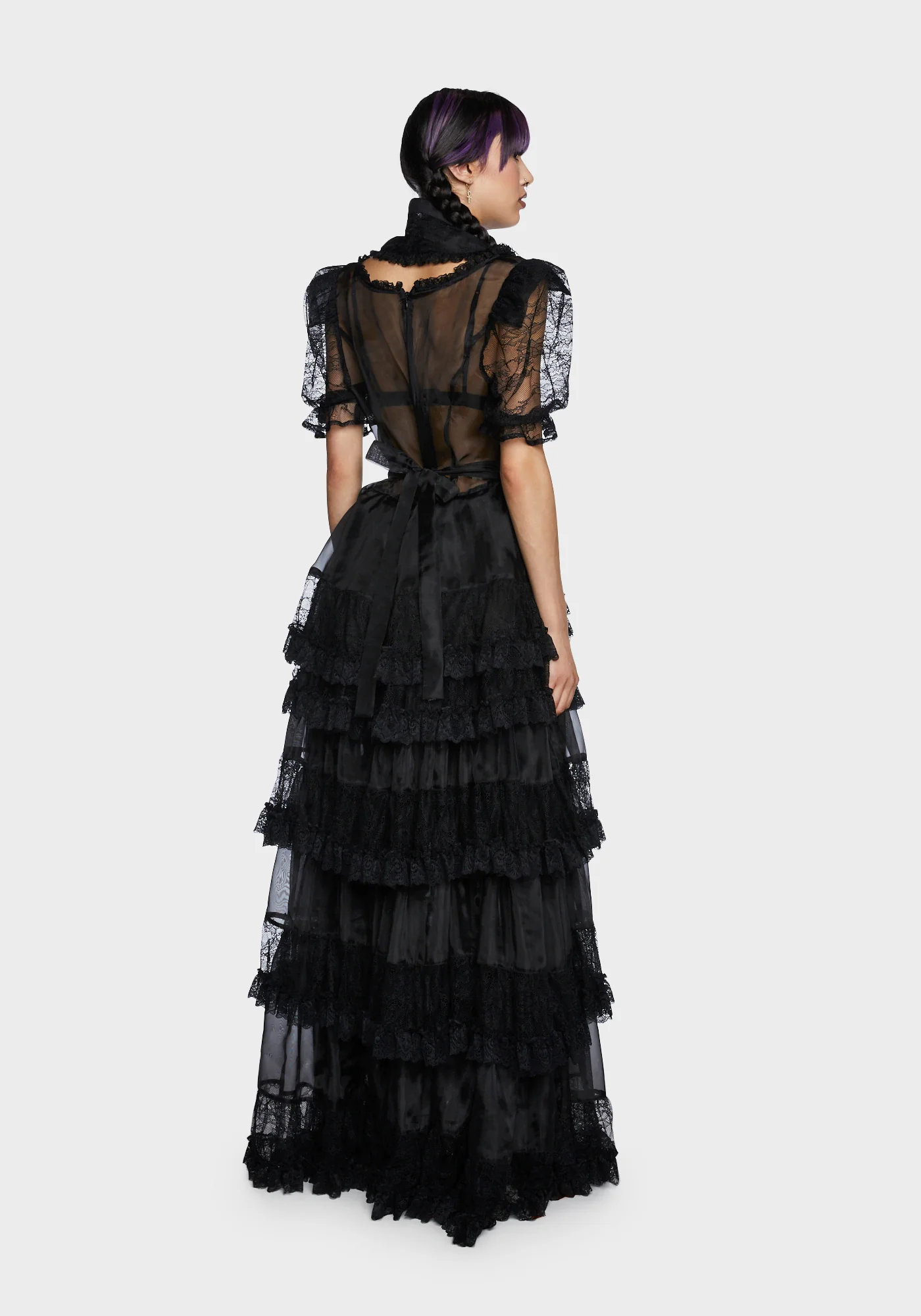 Pretty Imperfect Maxi Dress - Black - Image 4