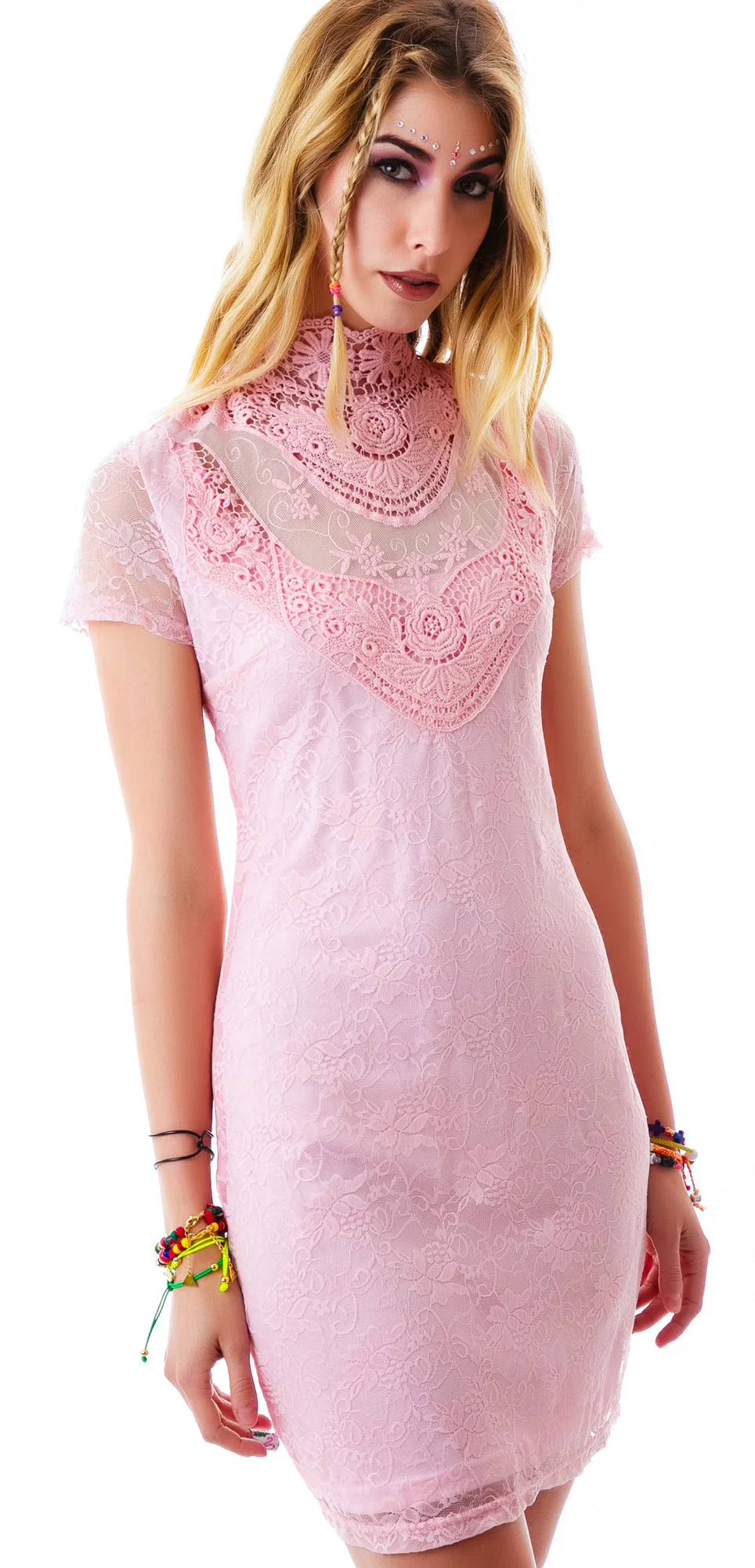 Pretty in Peony Lace Dress - Image 10