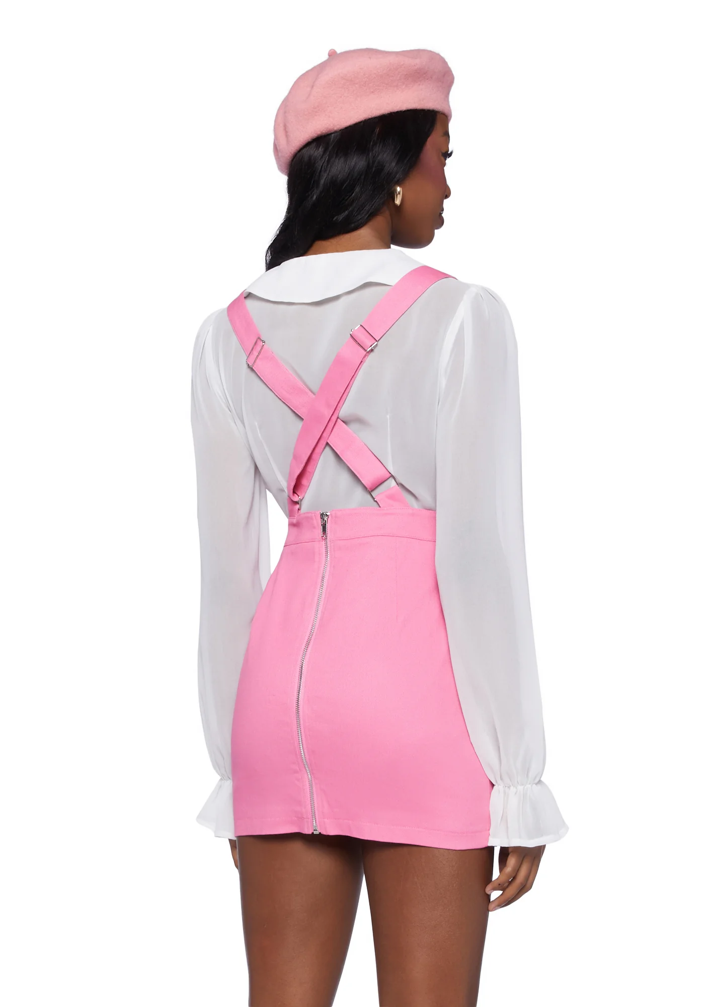 Pretty Obvious Pinafore Dress - Image 4