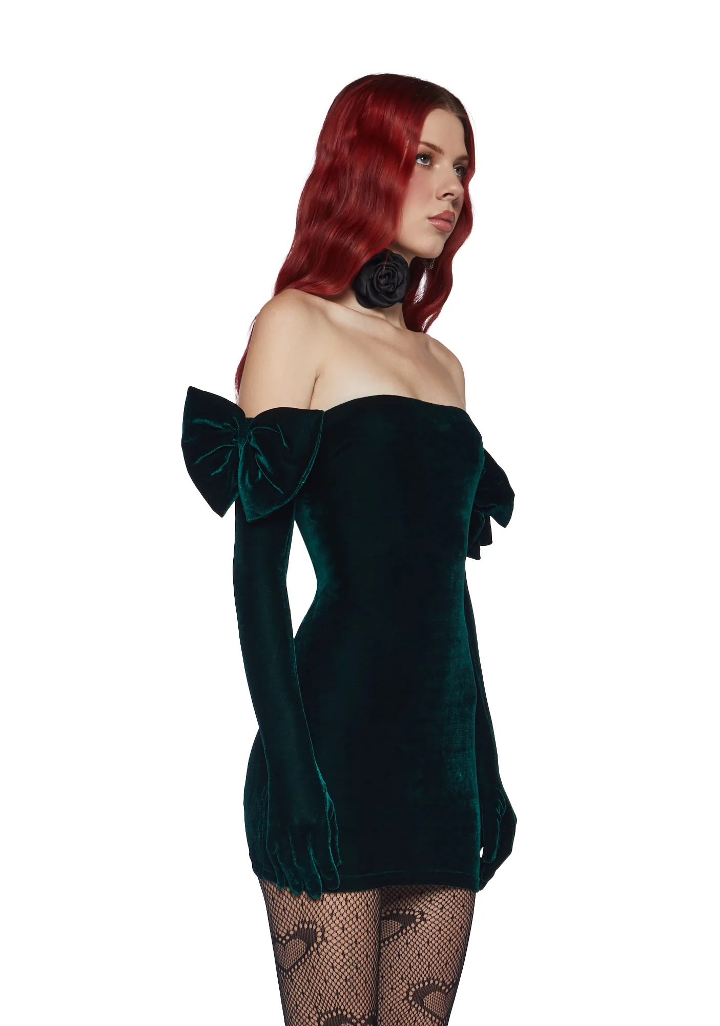 Pretty Perfection Mini Dress Set - Green - Image 3