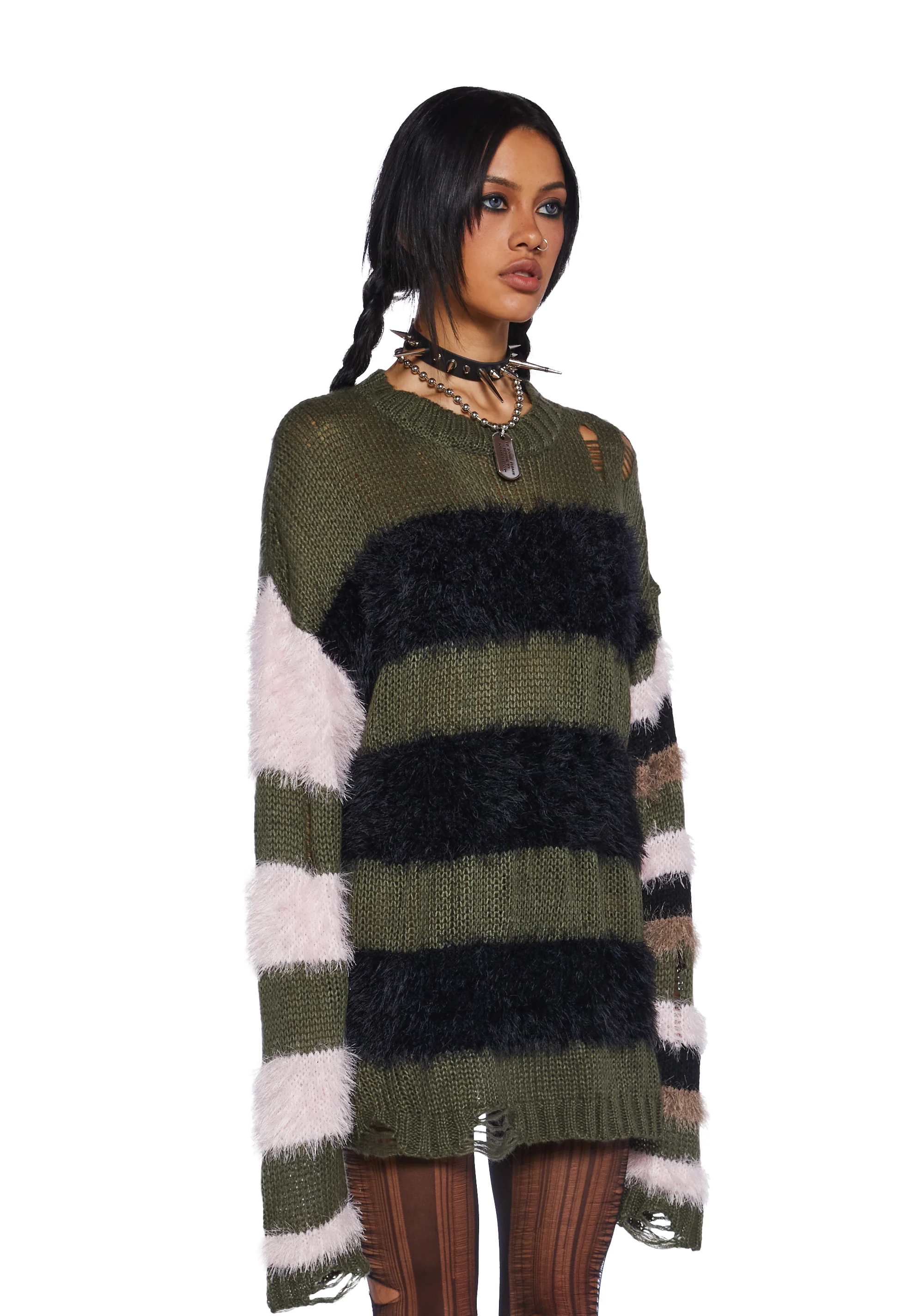Pretty Pessimist Oversized Sweater - Image 3