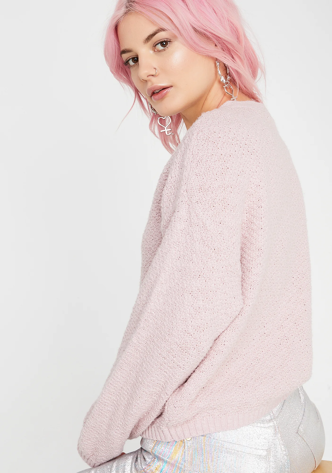 Pretty Please Knit Cardigan - Image 4