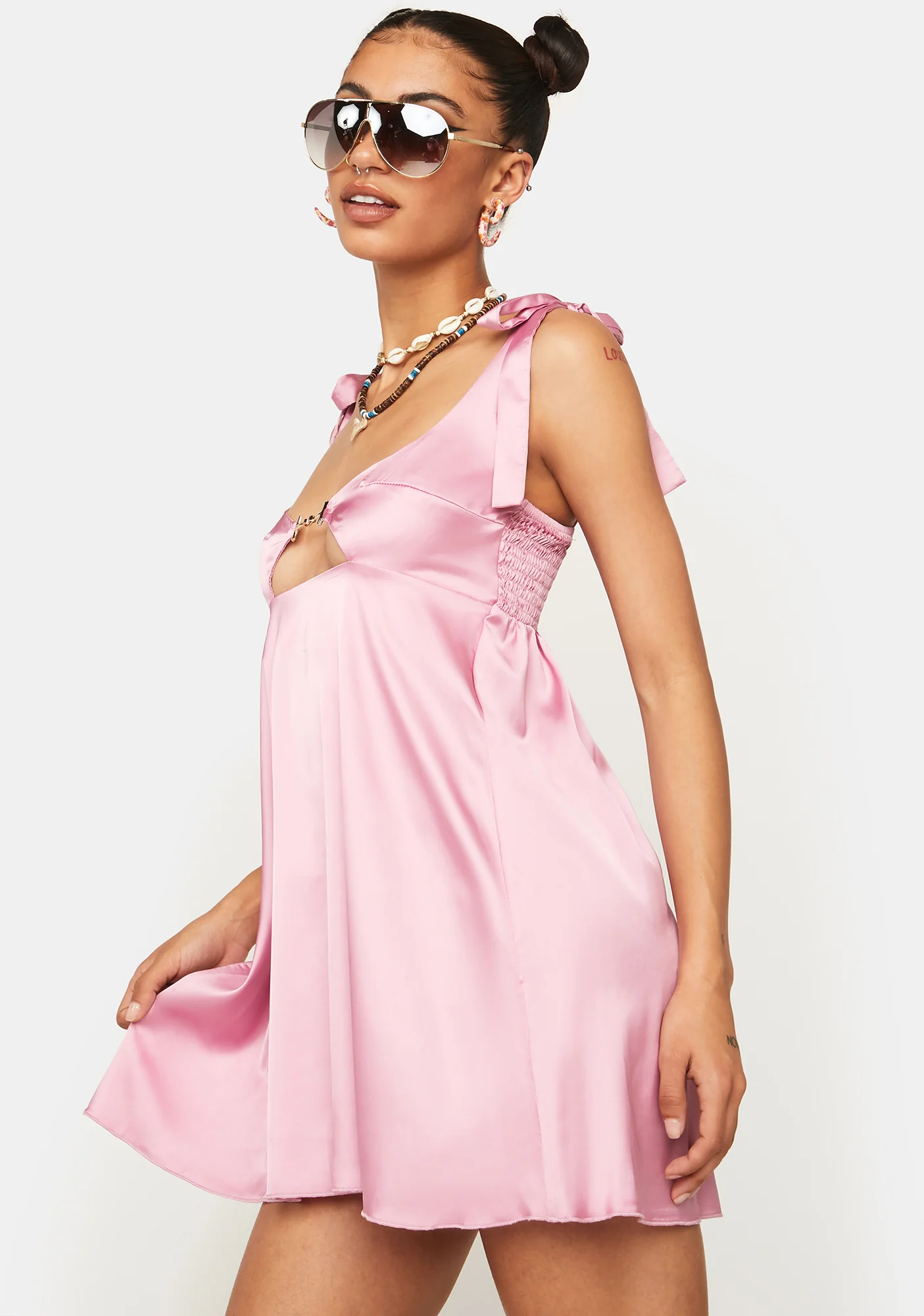 Pretty Pleaser Mini Dress - Image 3