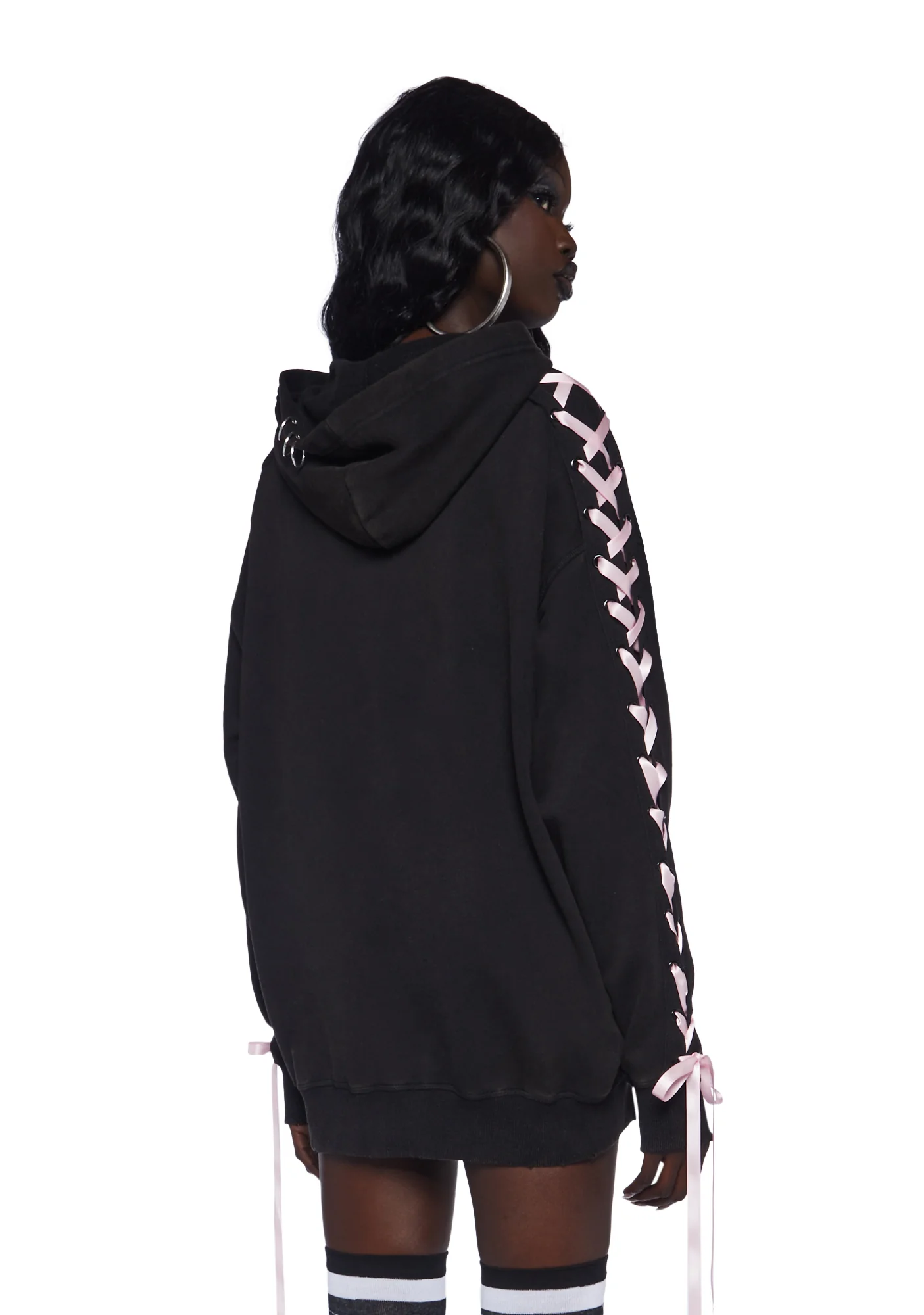 Pretty Punk Pullover Hoodie - Image 4