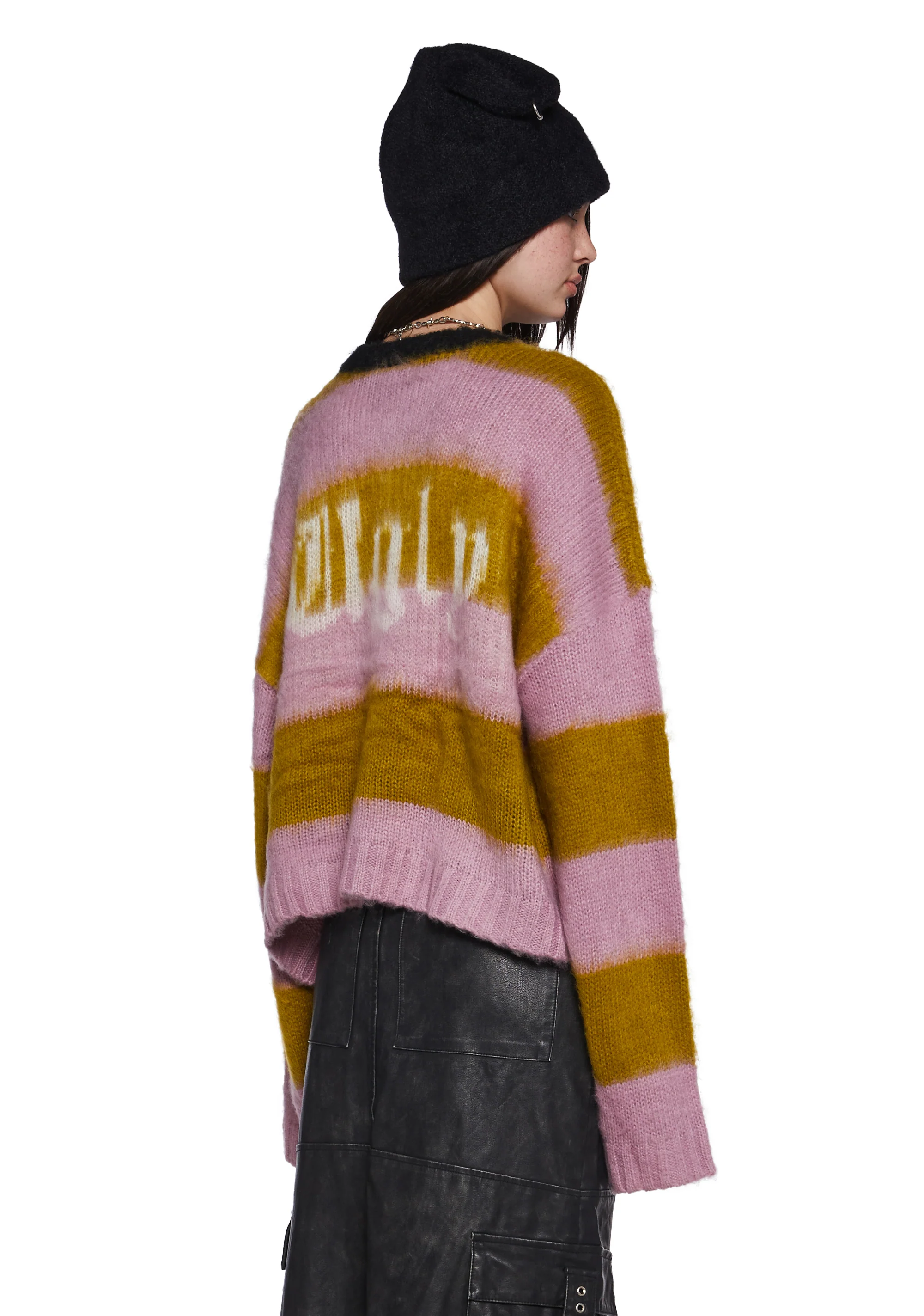 Pretty Striped Knit Sweater - Image 5