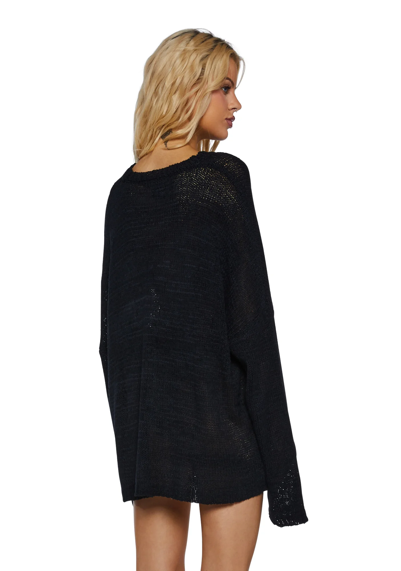 Priest Cross Knit Sweater - Image 4