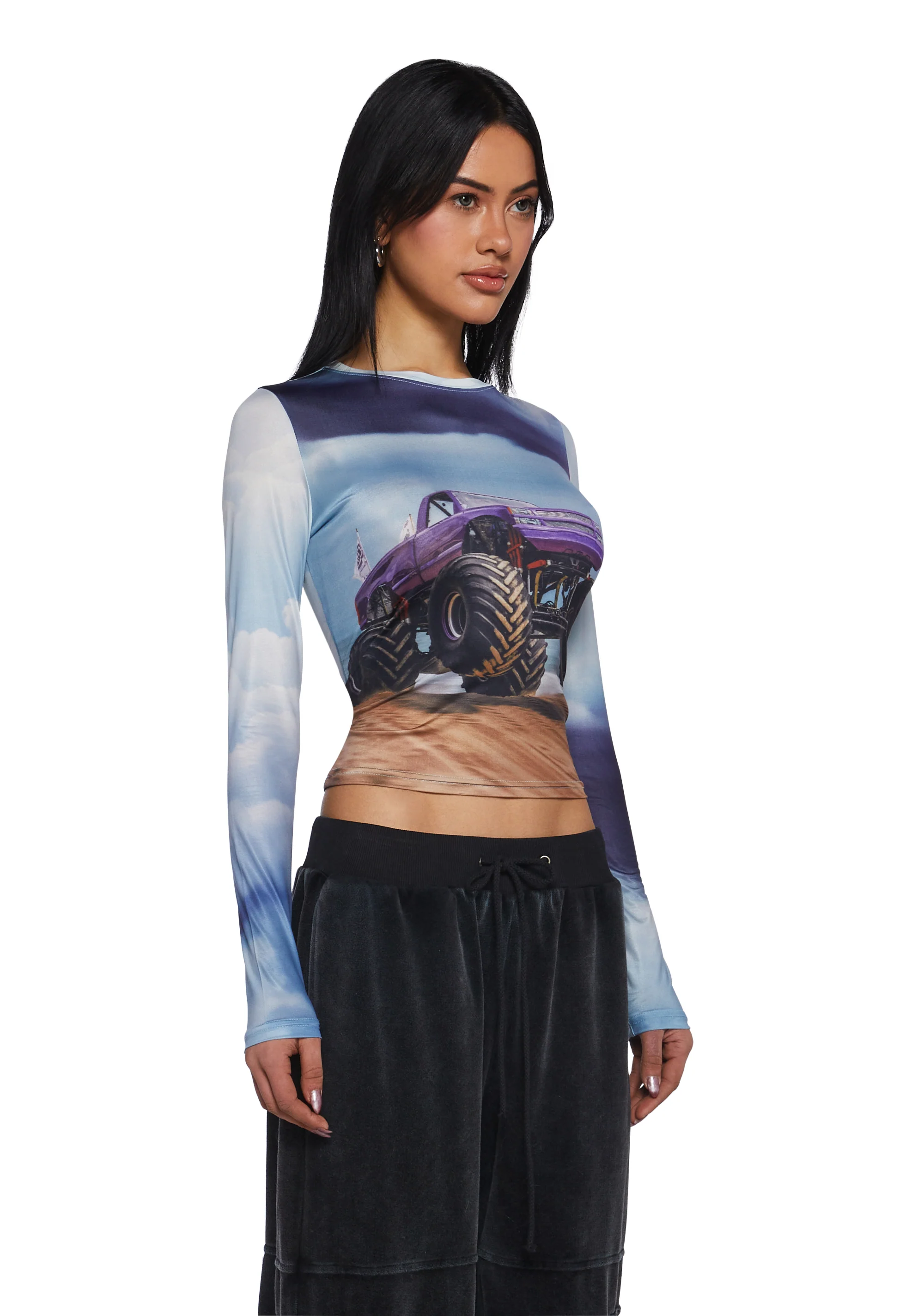 Monster Truck Dreams Long Sleeve Top - Image 3