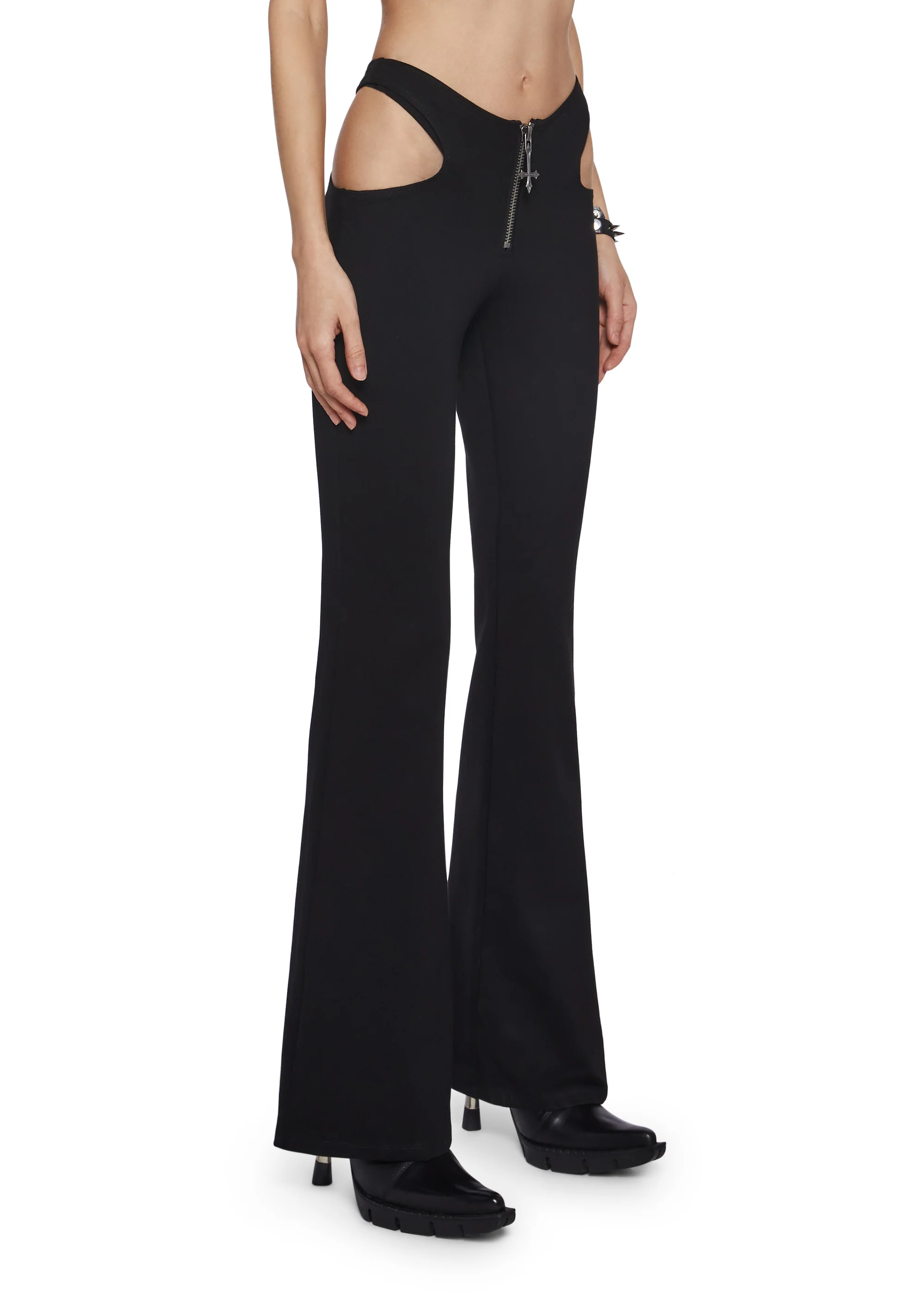 Demon Maiden Cut Out Pants - Image 3