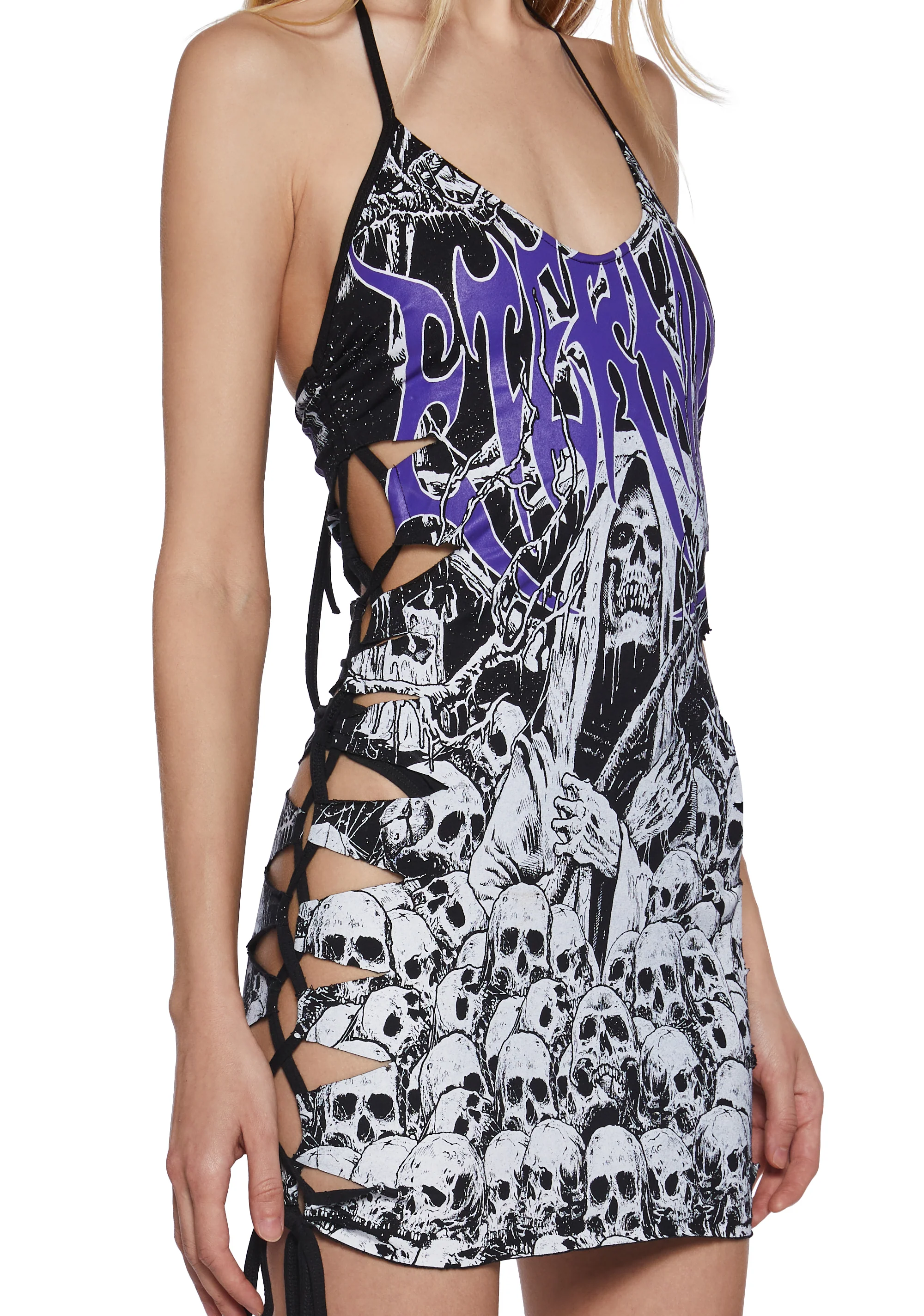 Rocking Midnight Mini Dress - Image 5