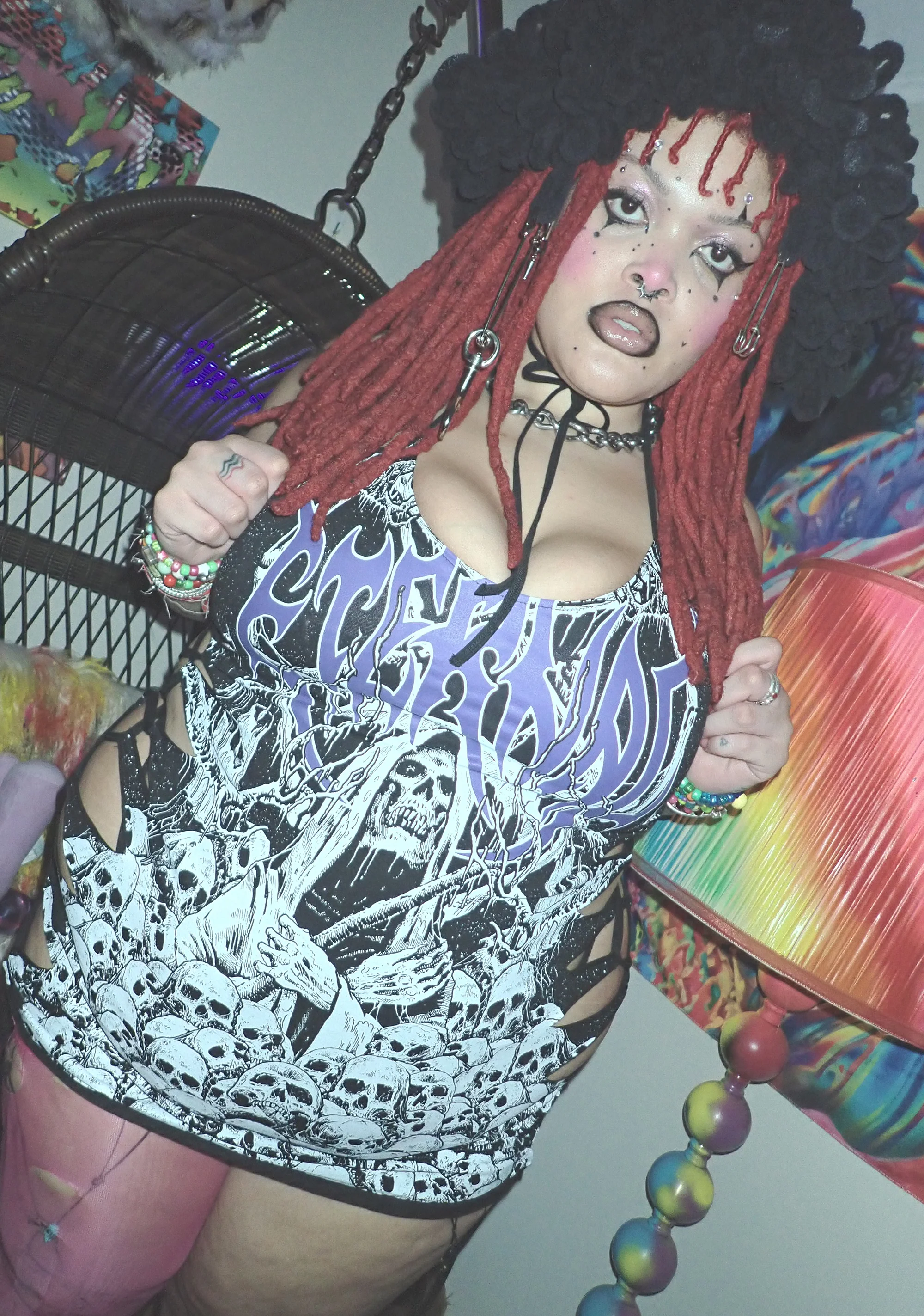 Rocking Midnight Mini Dress - Image 7
