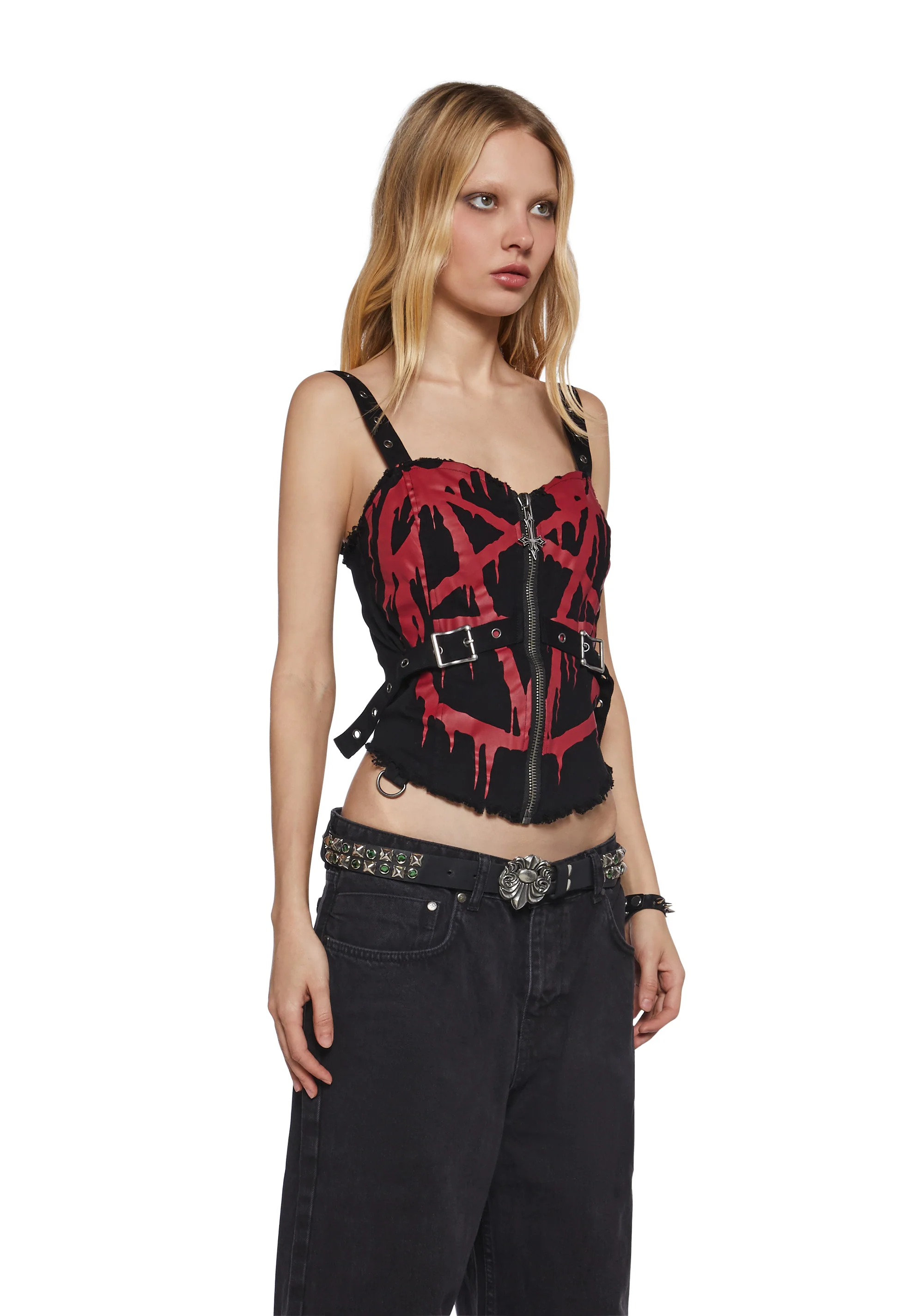 Pierced Heart Corset Top - Image 3