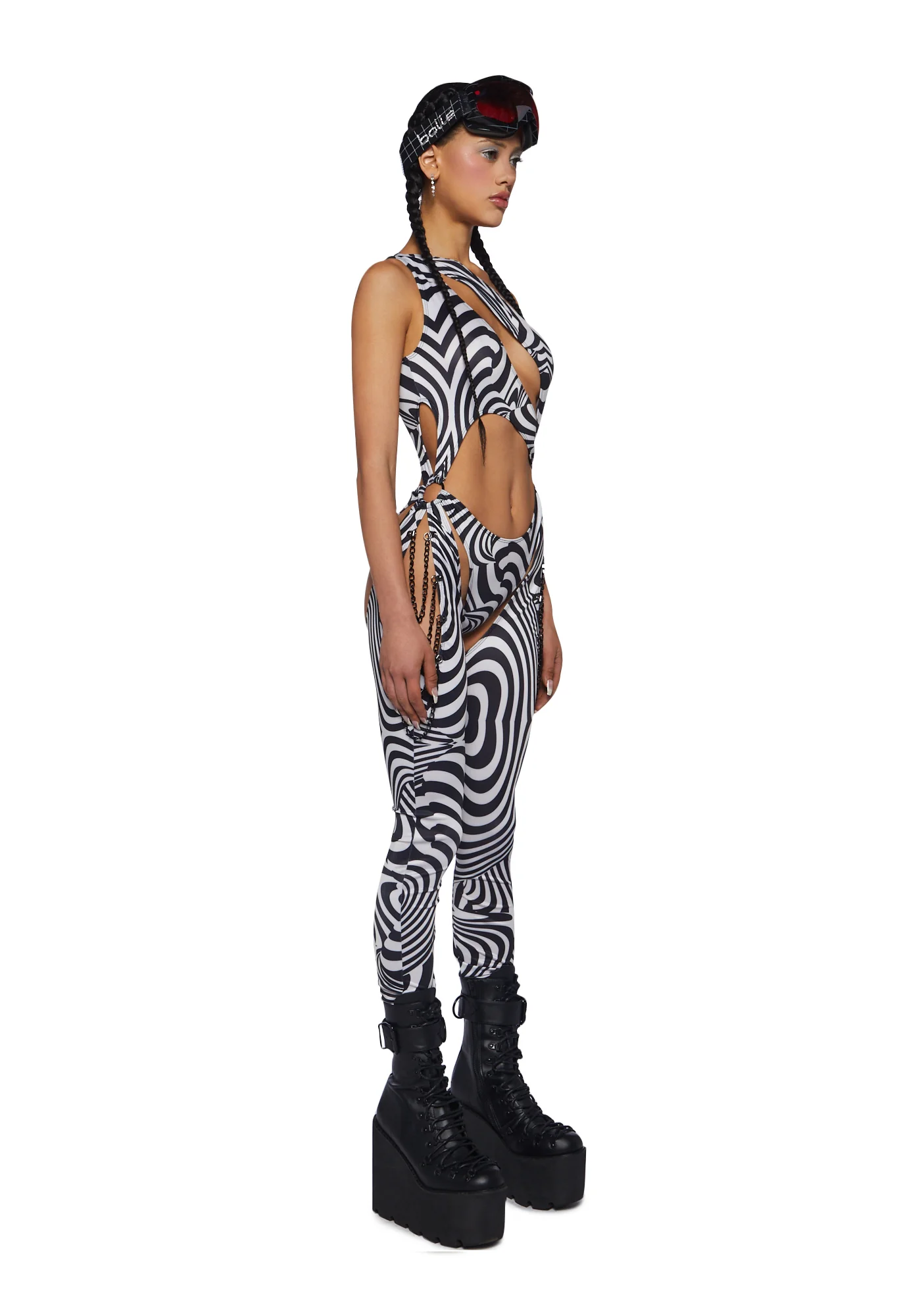 Prism Moonwalk Cut-Out Catsuit - Waking Dreams - Image 3