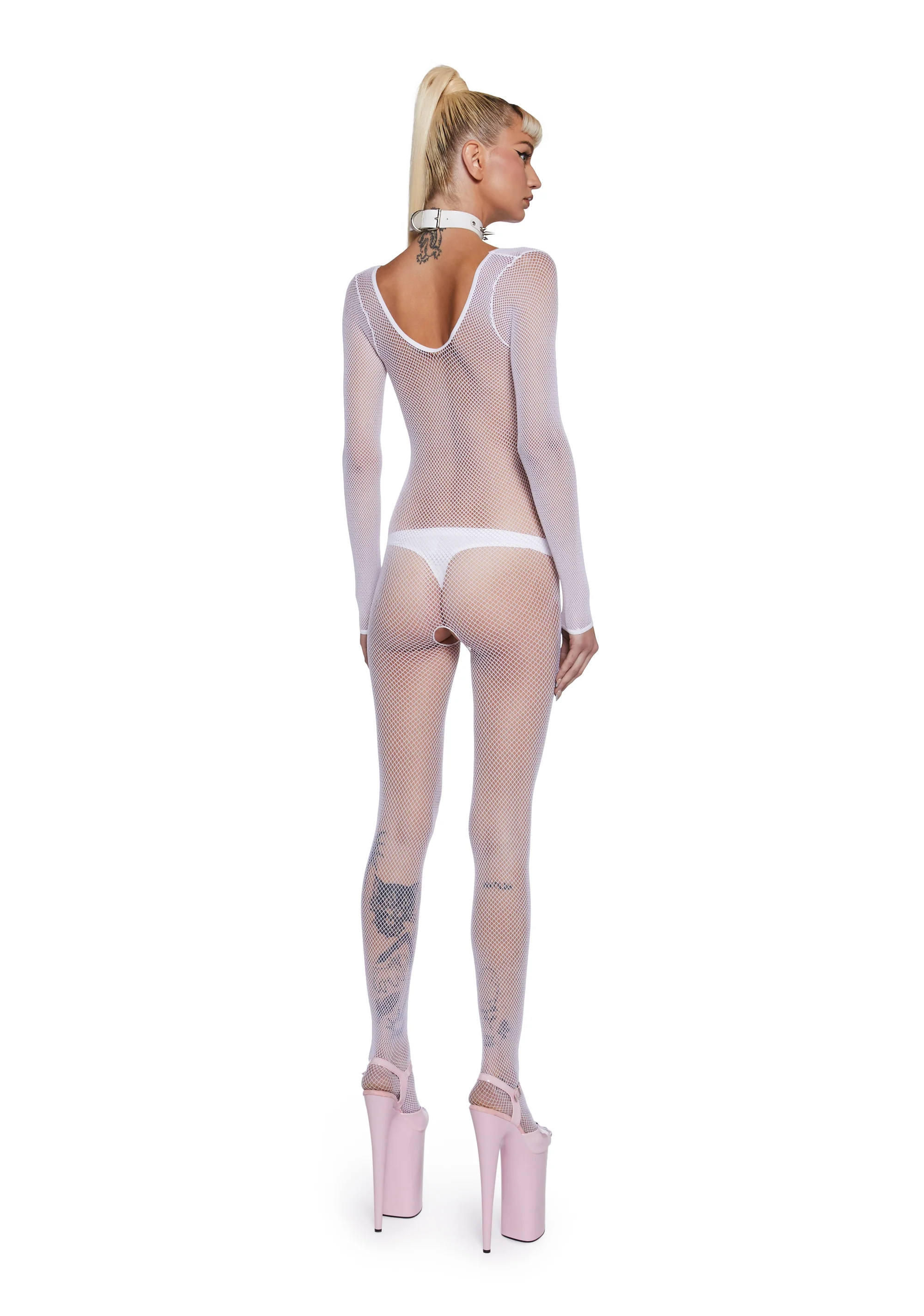 Private Performance Fishnet Body Stocking - Image 4
