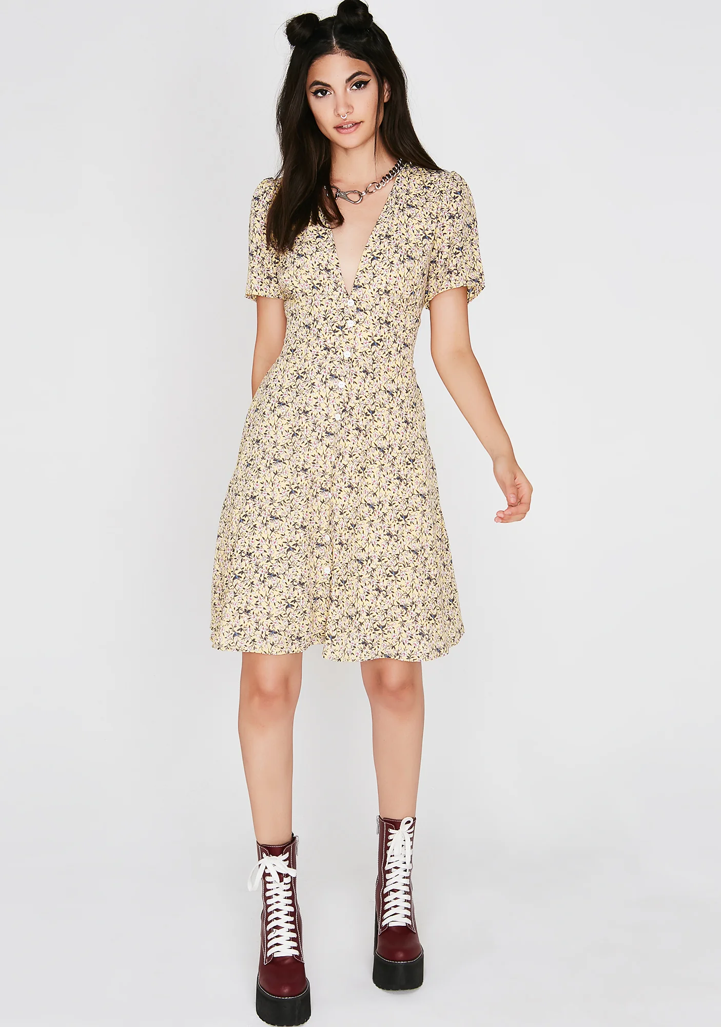 Proper Lady Floral Dress - Image 3