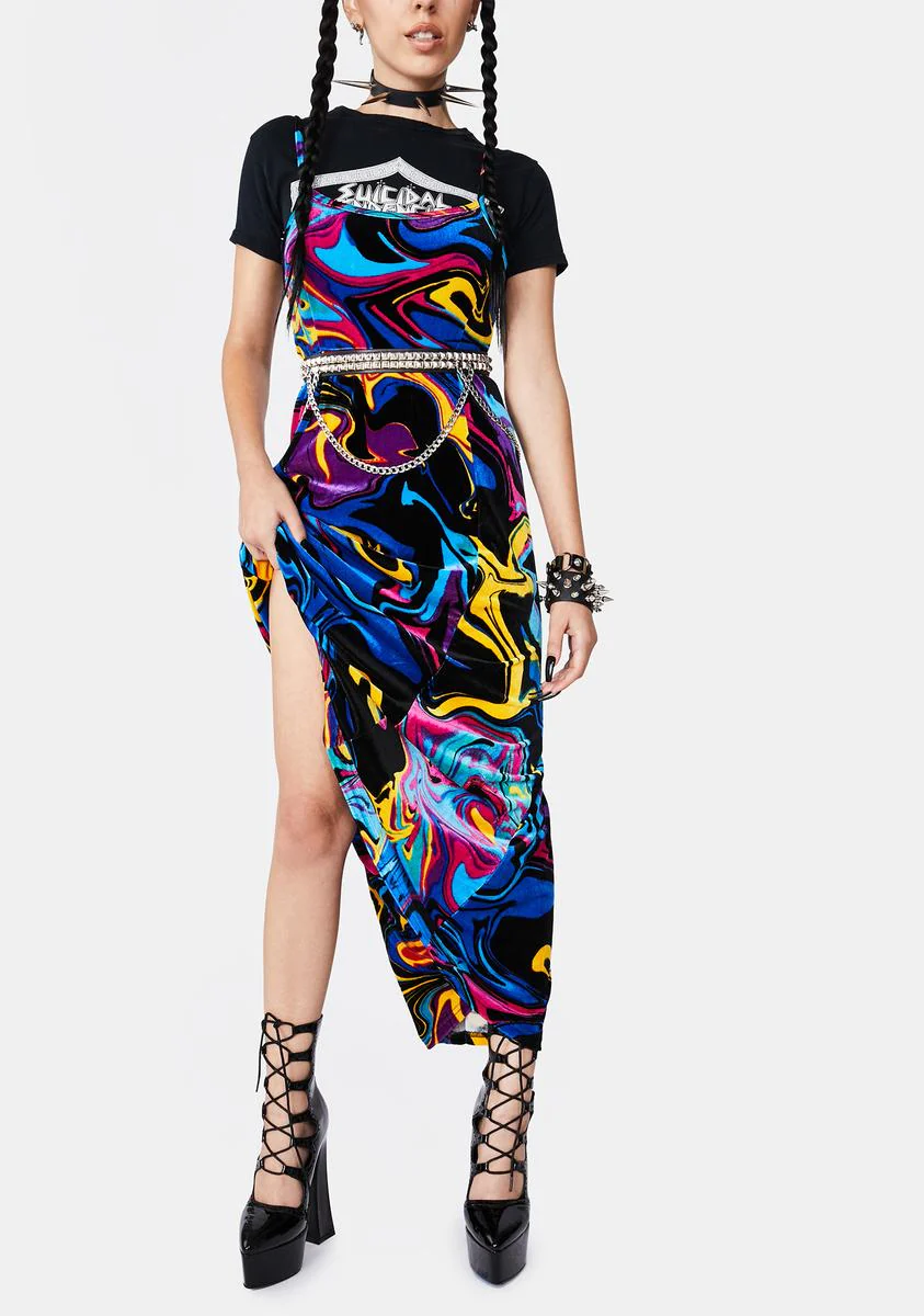 Psychedelia Midi Dress - Image 3