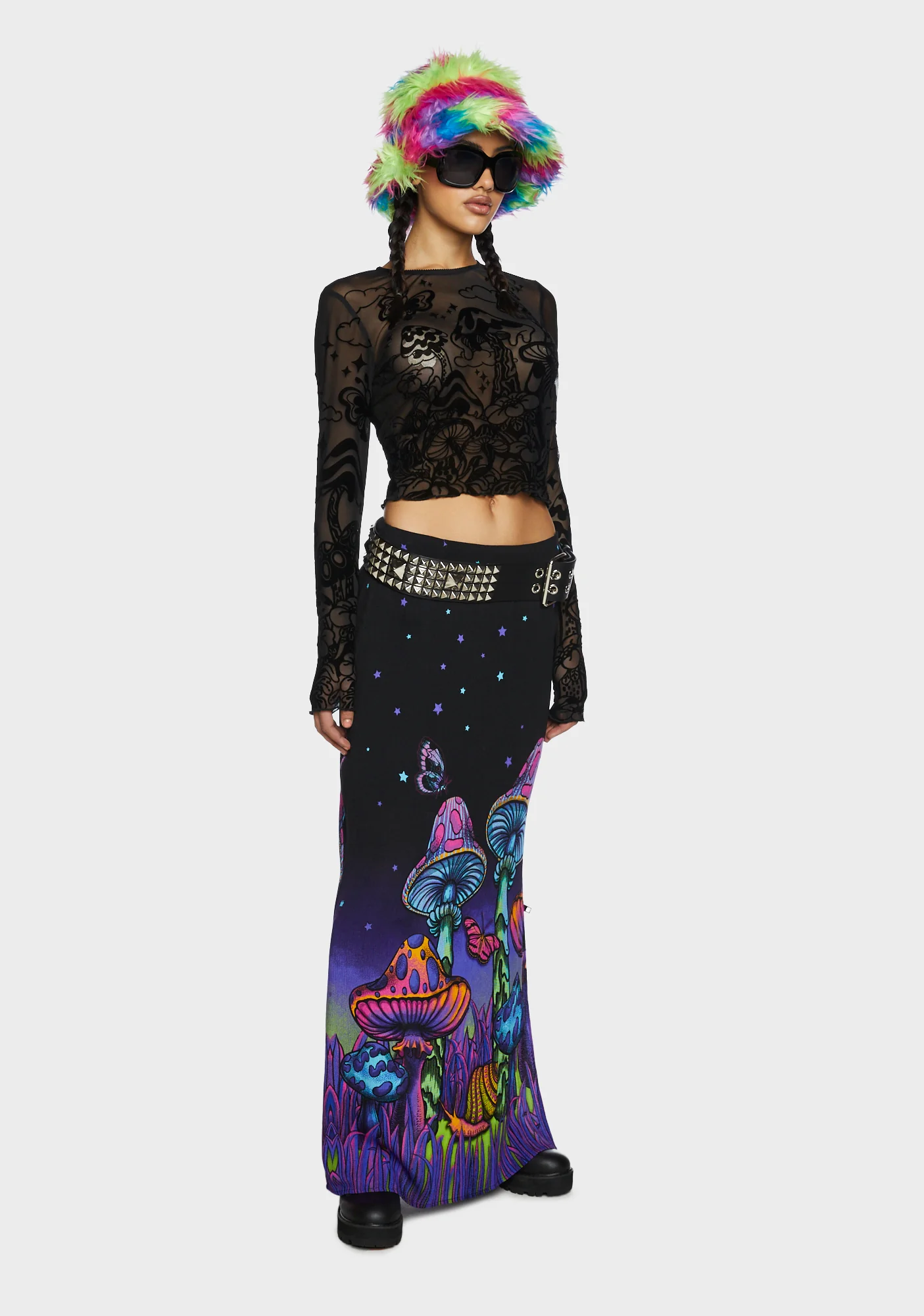 Psychedelic Fairytale Maxi Skirt - Image 2