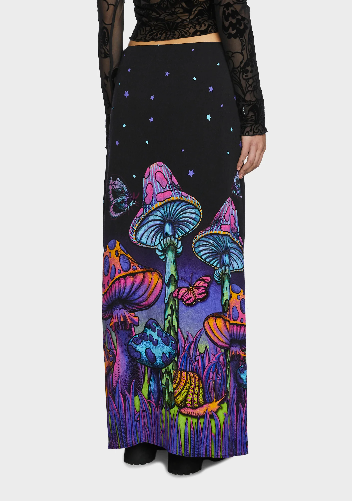 Psychedelic Fairytale Maxi Skirt - Image 4