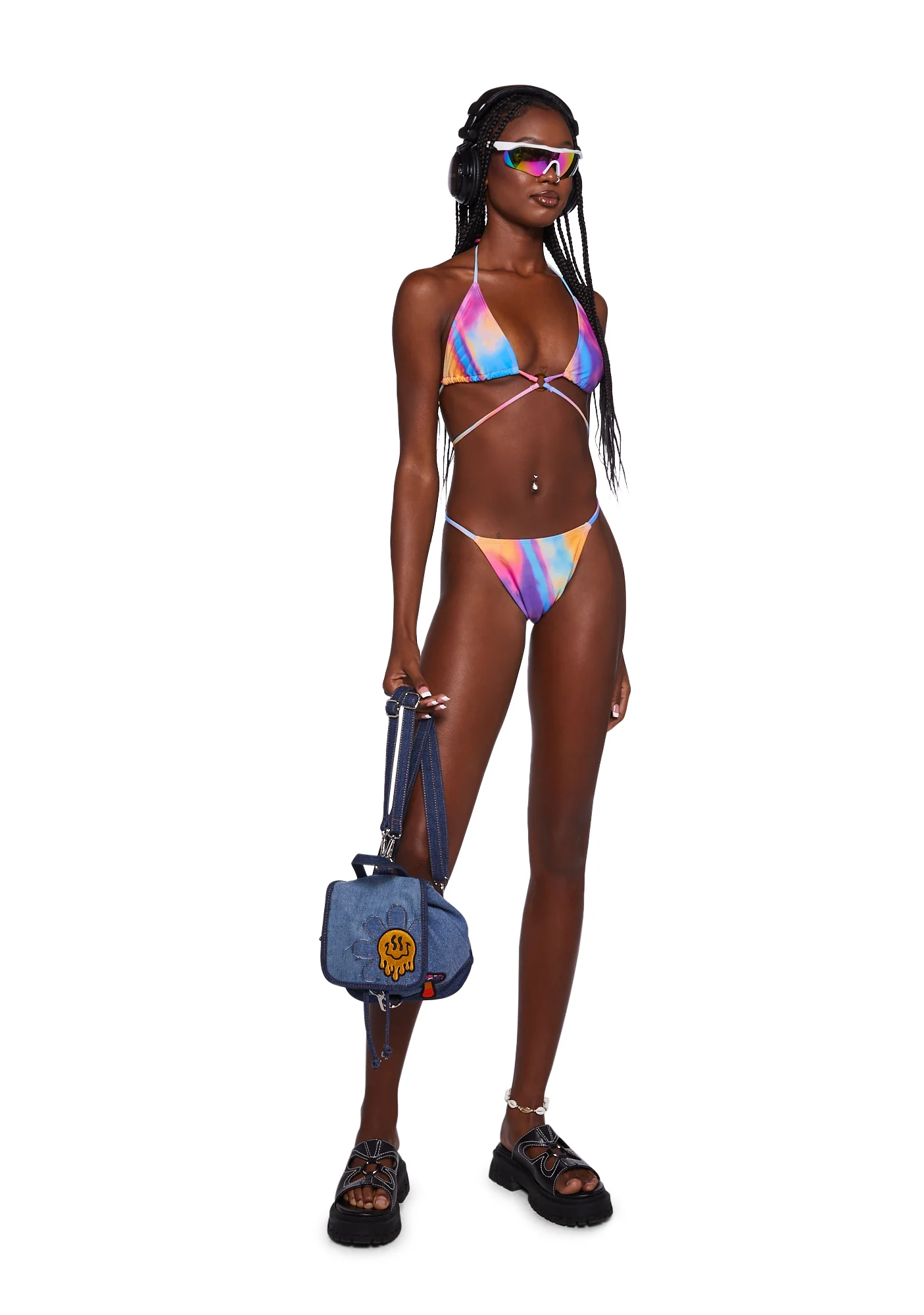 Psychedelic Print Bikini Bottom - Image 2