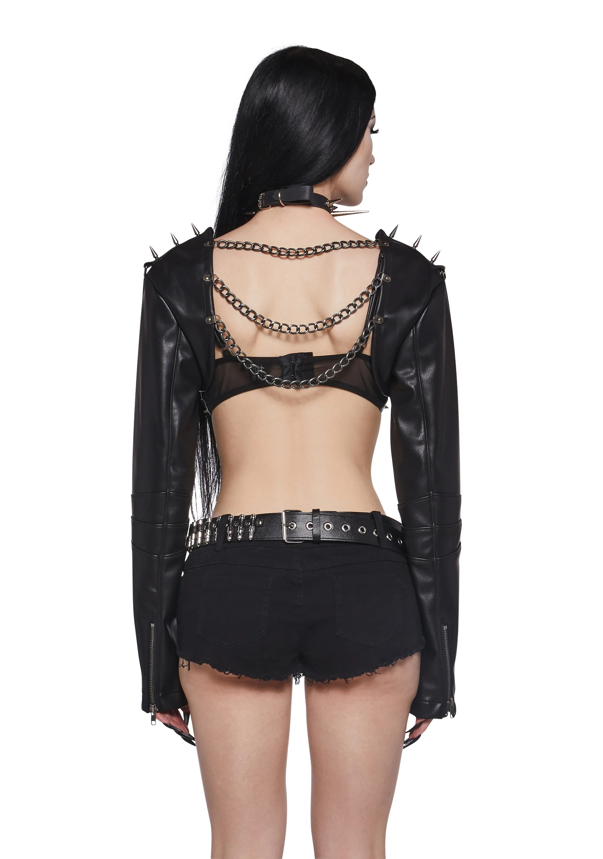 Metal Siren Spiked Shrug - Image 4