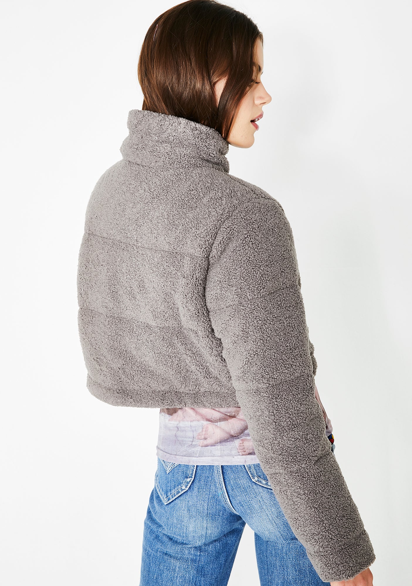 Puff Zaddy Cropped Jacket - Image 4