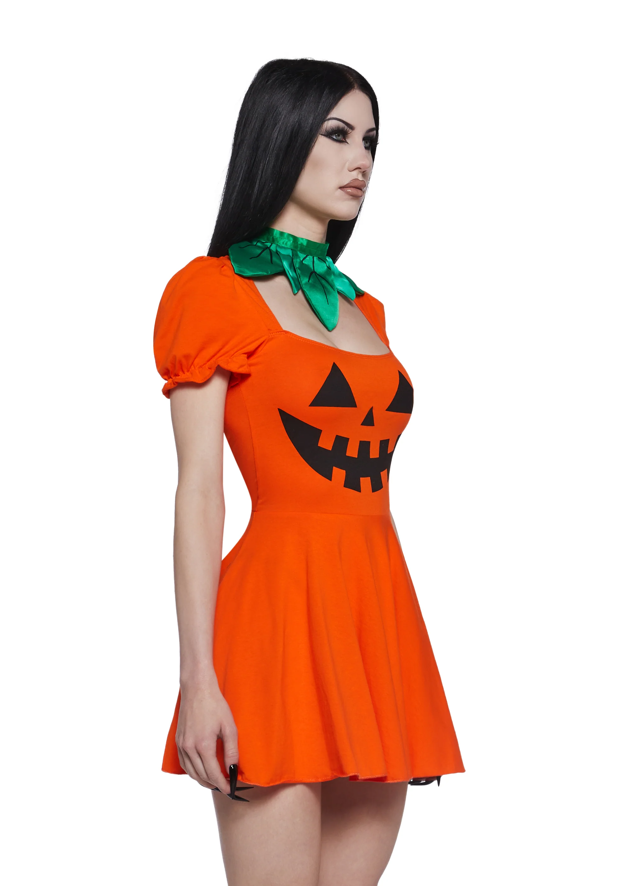 Happy Pumpkin Mini Dress - Image 3