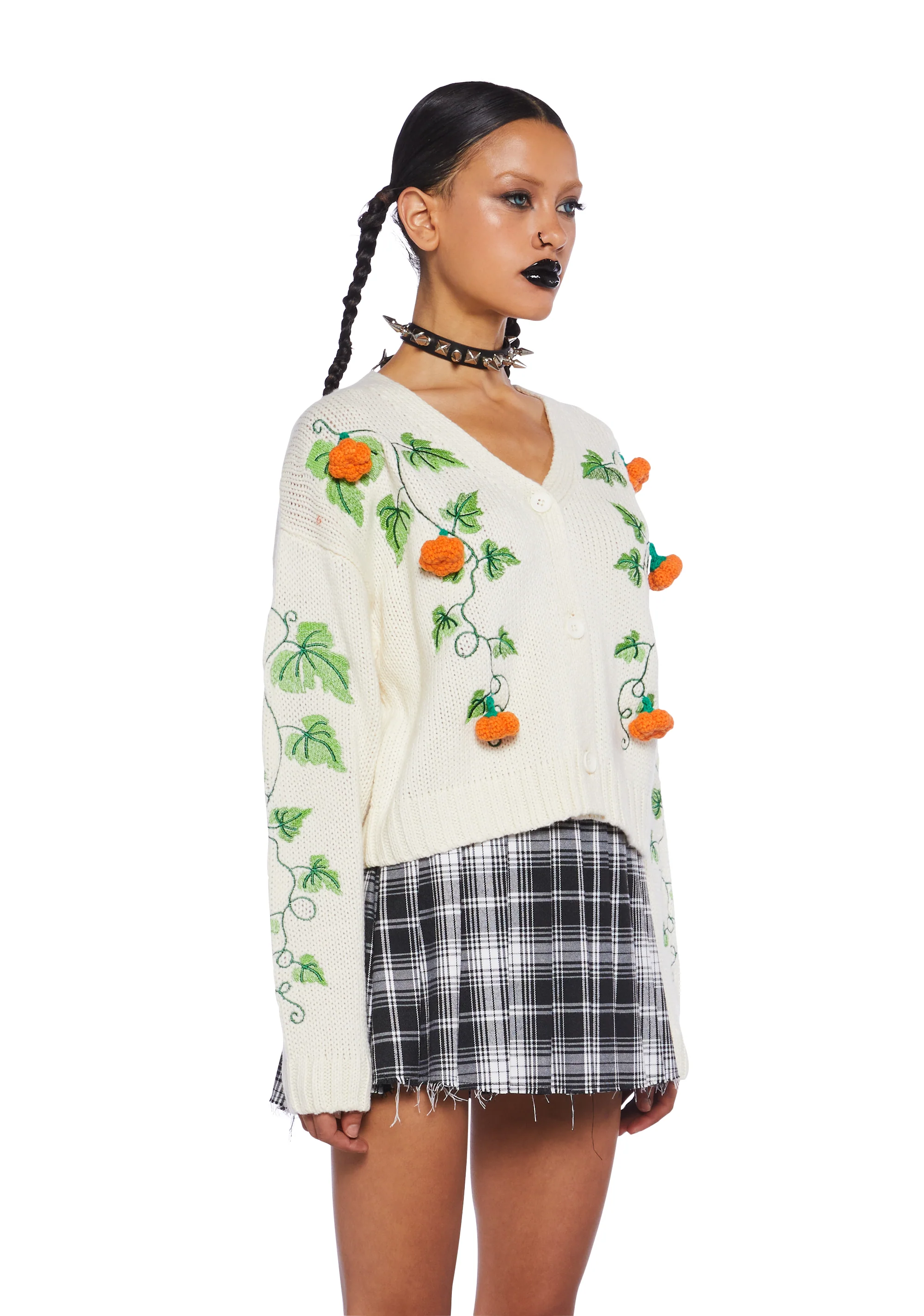 Pumpkin Spice Life Knit Cardigan - Image 3