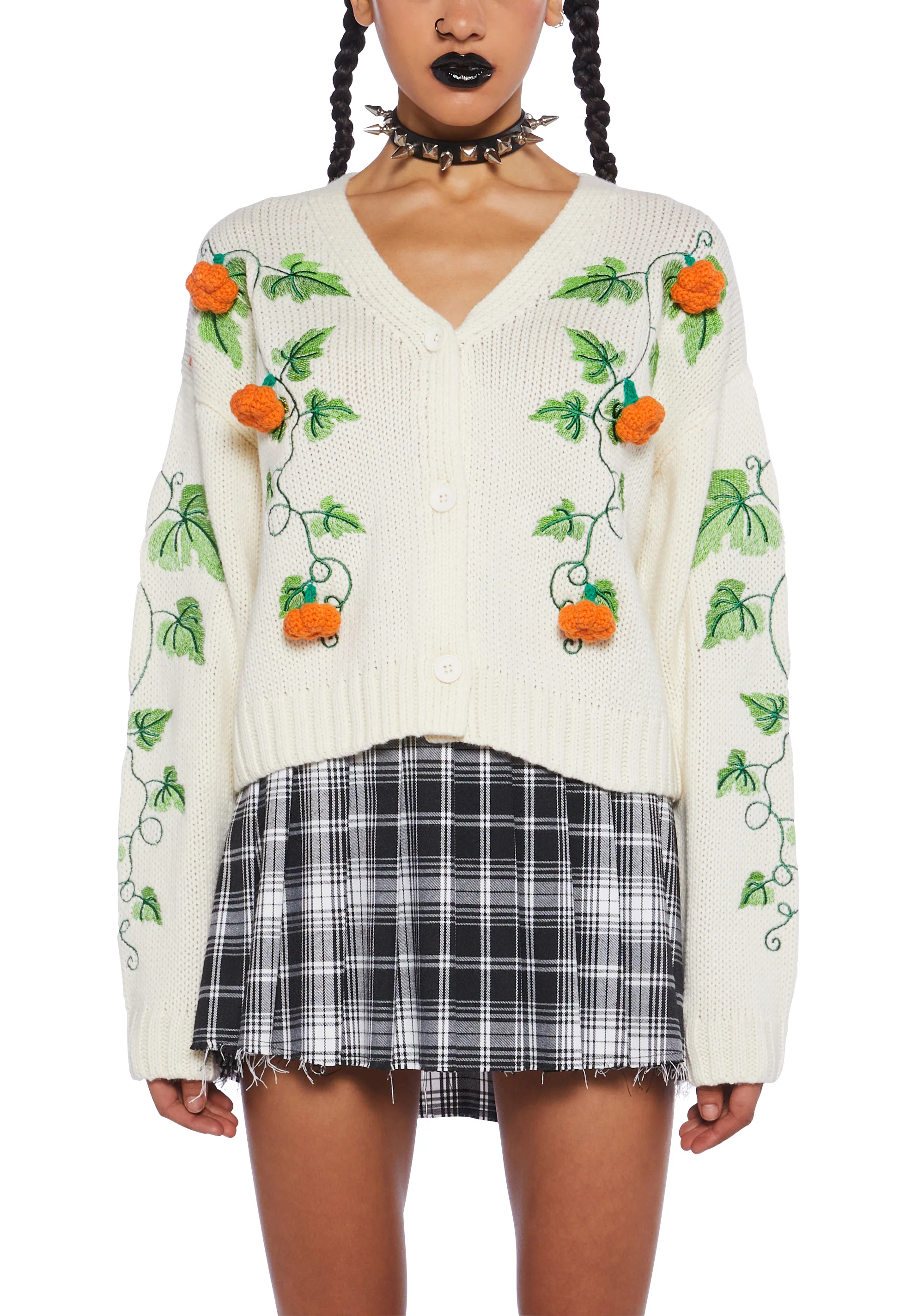 Pumpkin Spice Life Knit Cardigan - Image 5