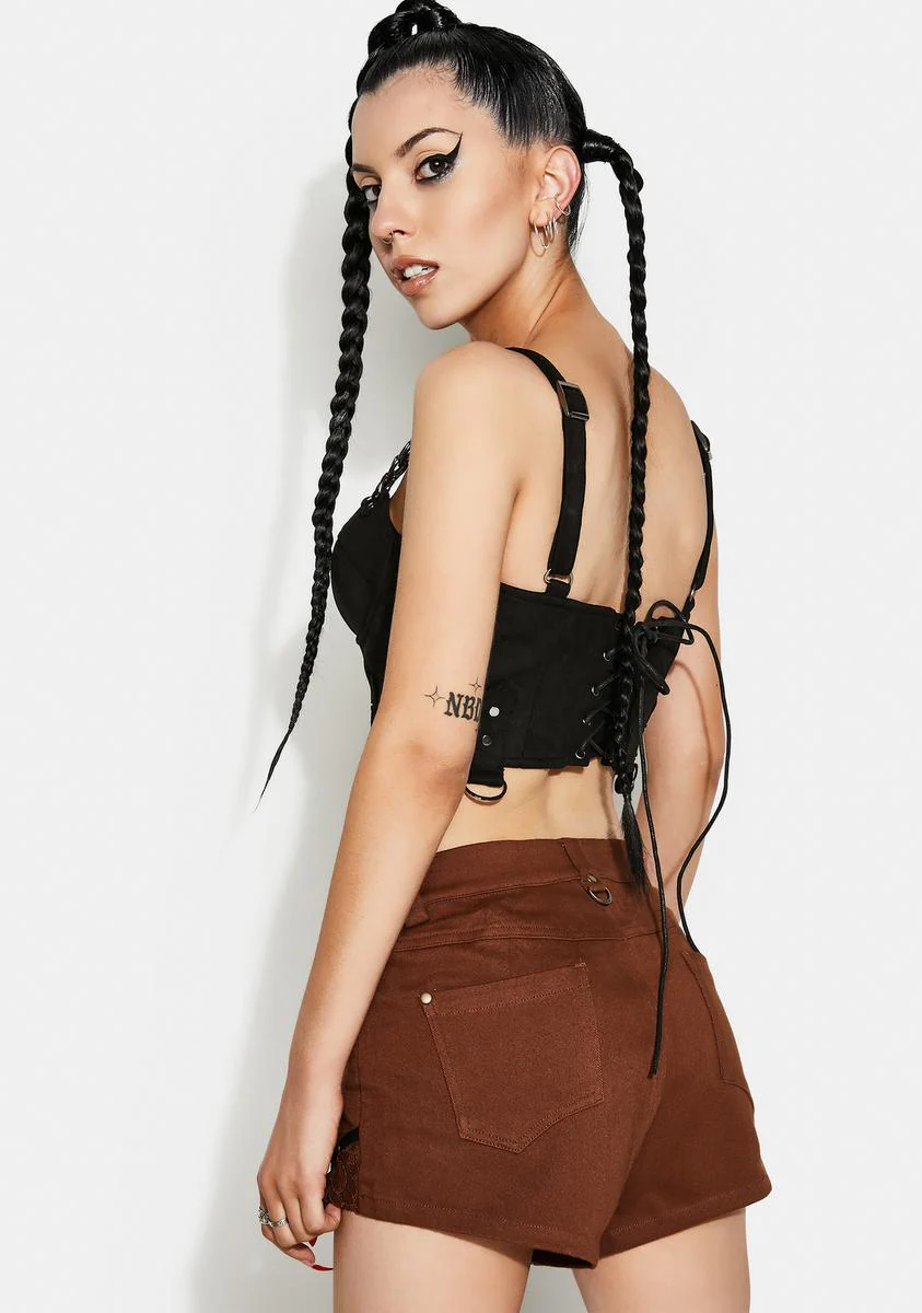 Punk Chained Corset Vest - Image 4