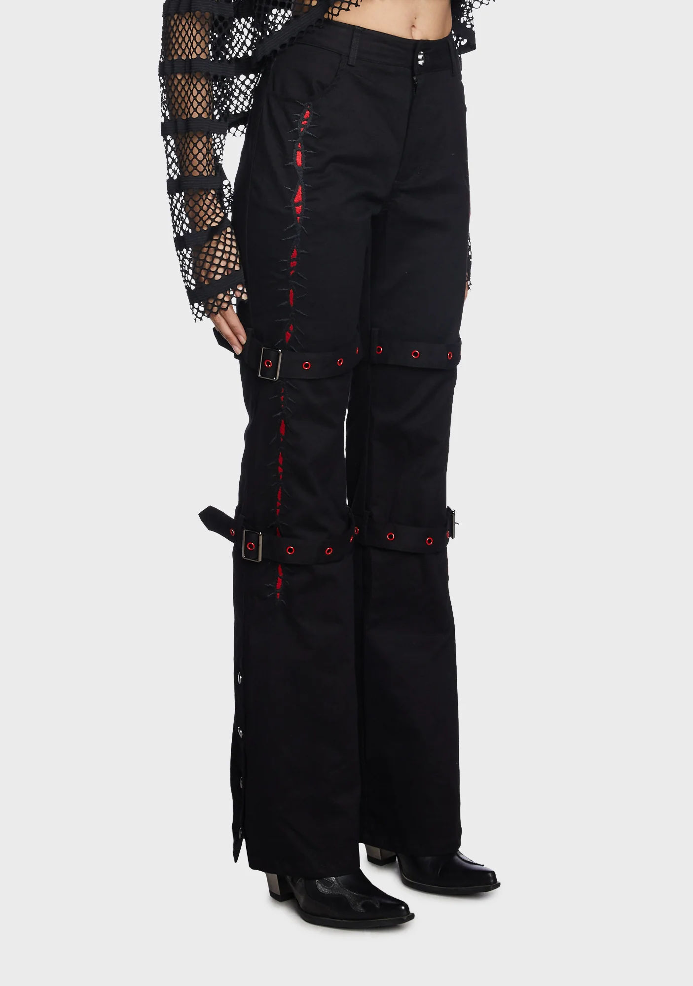 Punk Dark Ember Pants - Image 5