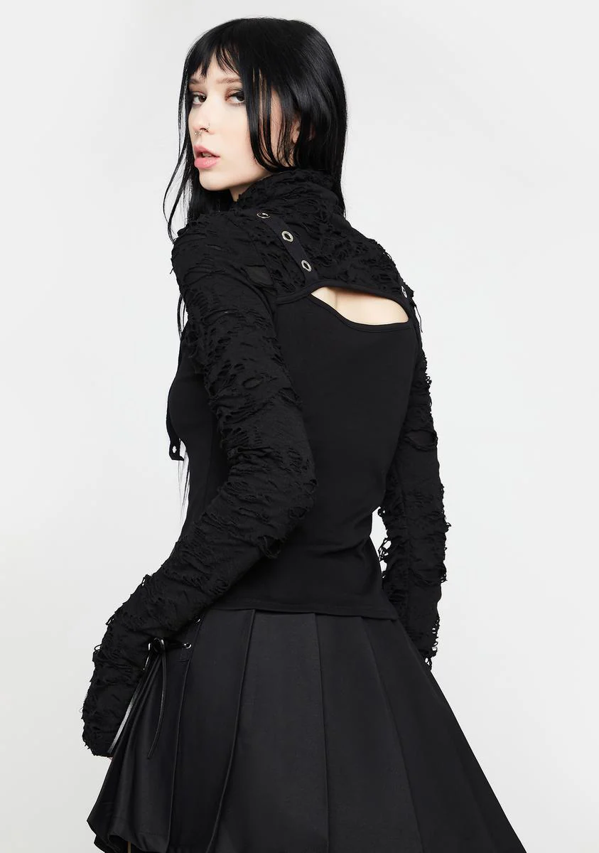 Punk Decadent Eyelet Top - Image 4