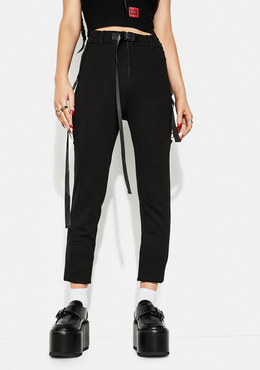 Punk Elastic Leggings - Image 2