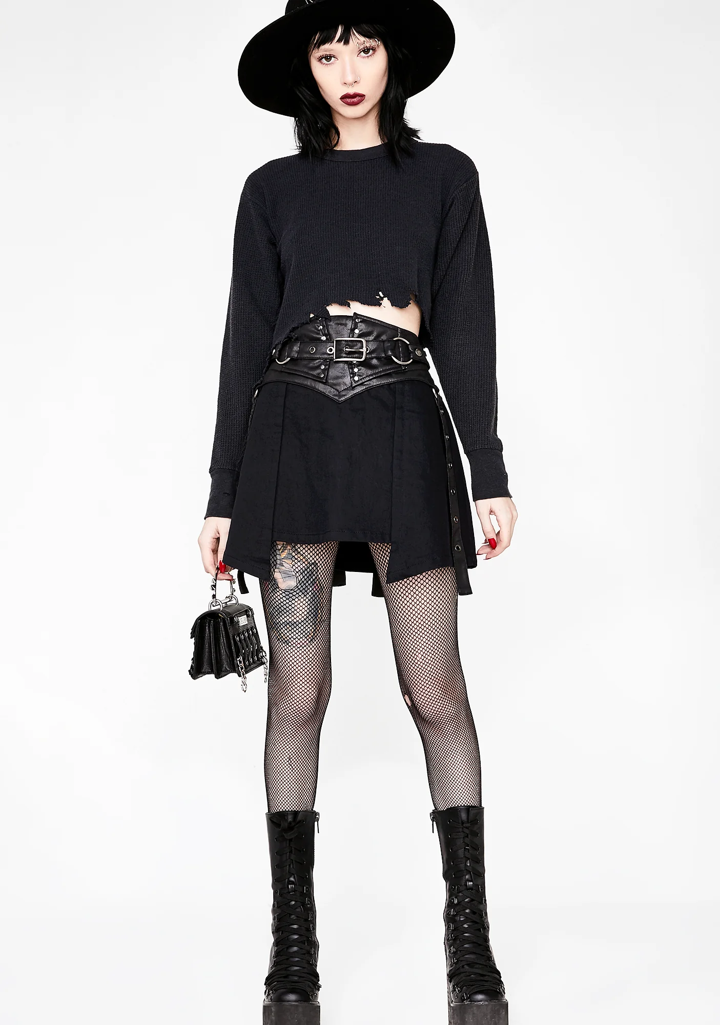 Punk Girdle Half Skirt - Image 3