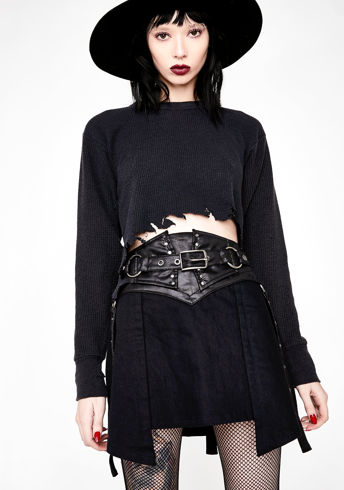 Punk Girdle Half Skirt - Image 4
