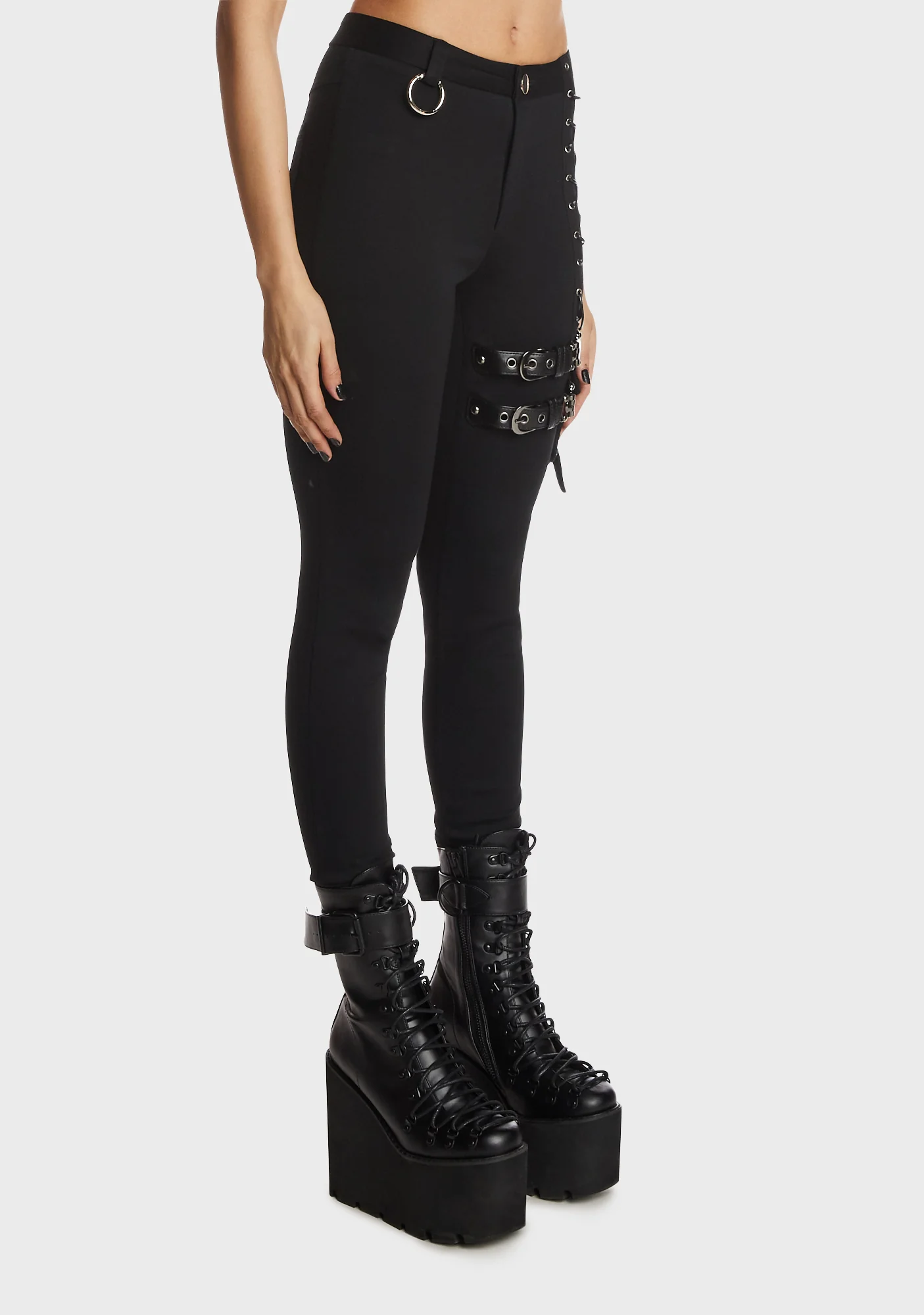 Punk Locomotive Rebel Asymmetric Trousers - Image 4