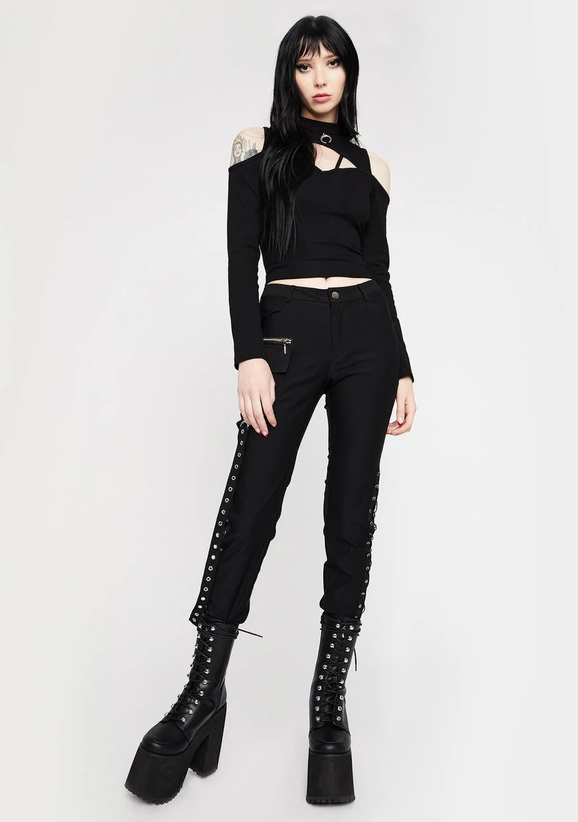Punk Rock Crescent Moon Top - Image 3