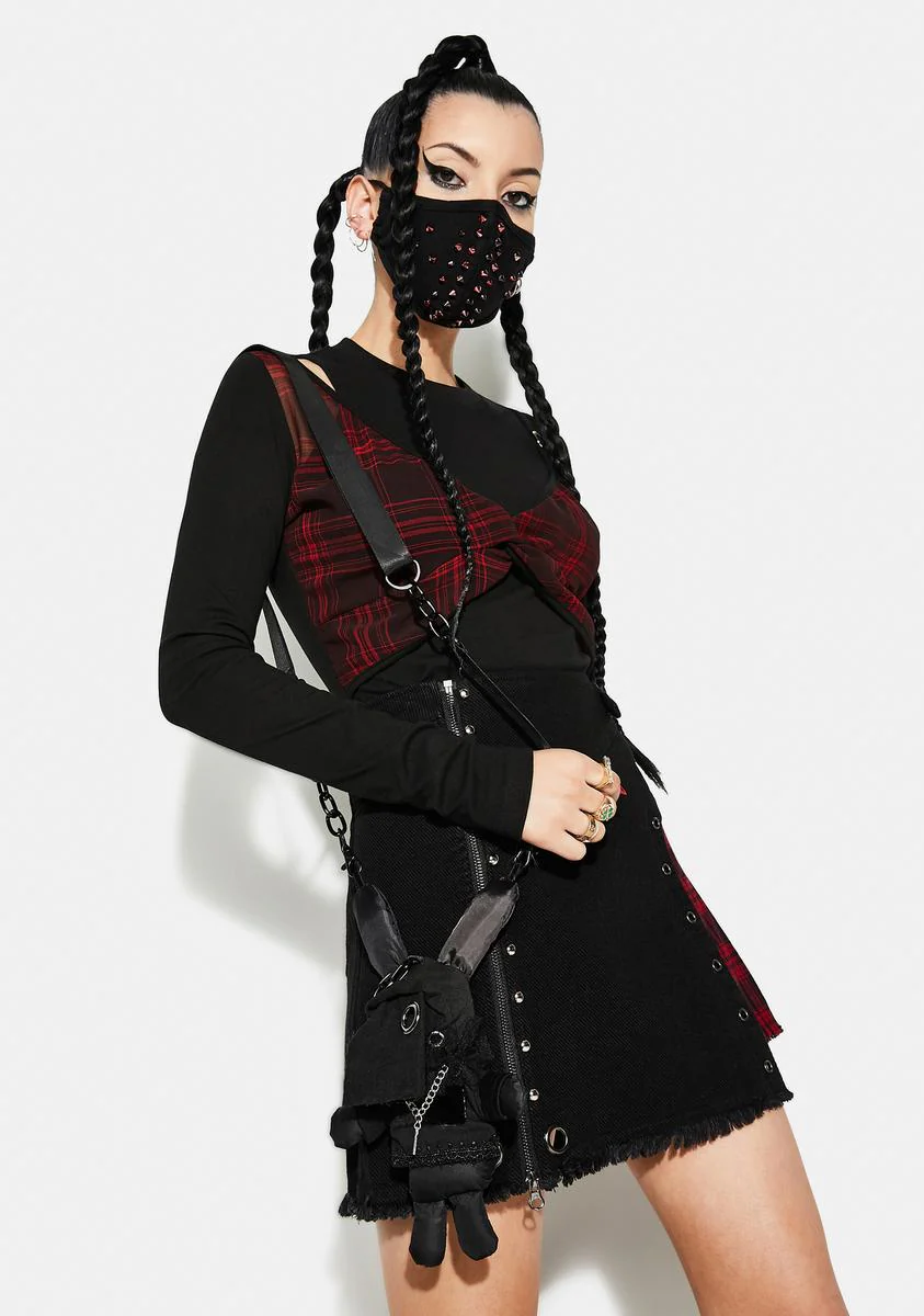 Punk Rough Short Skirt - Image 2