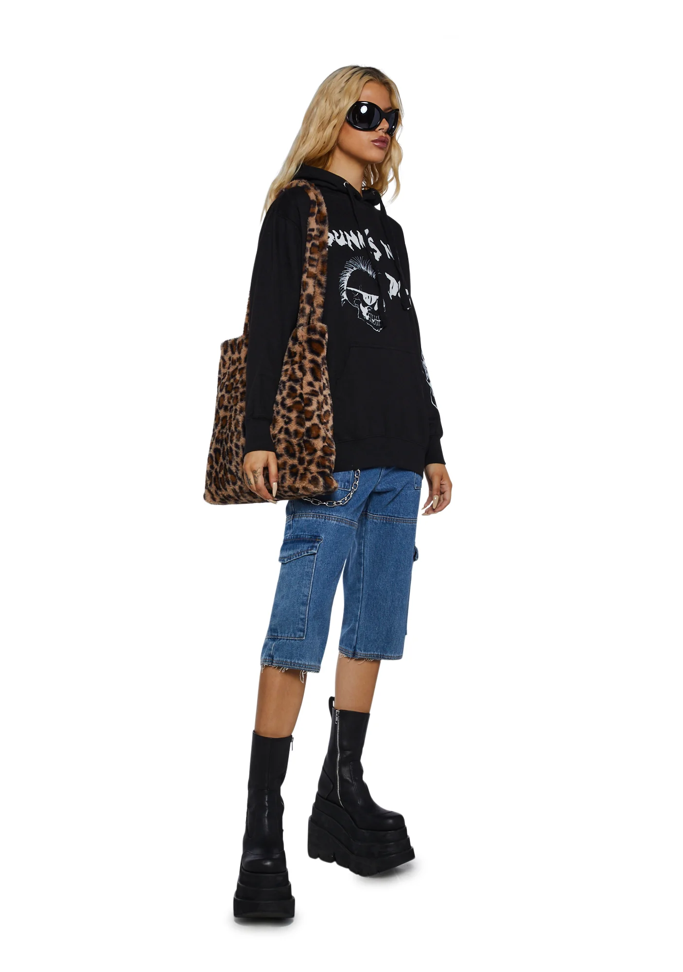 Punks Not Dead Graphic Hoodie - Image 2