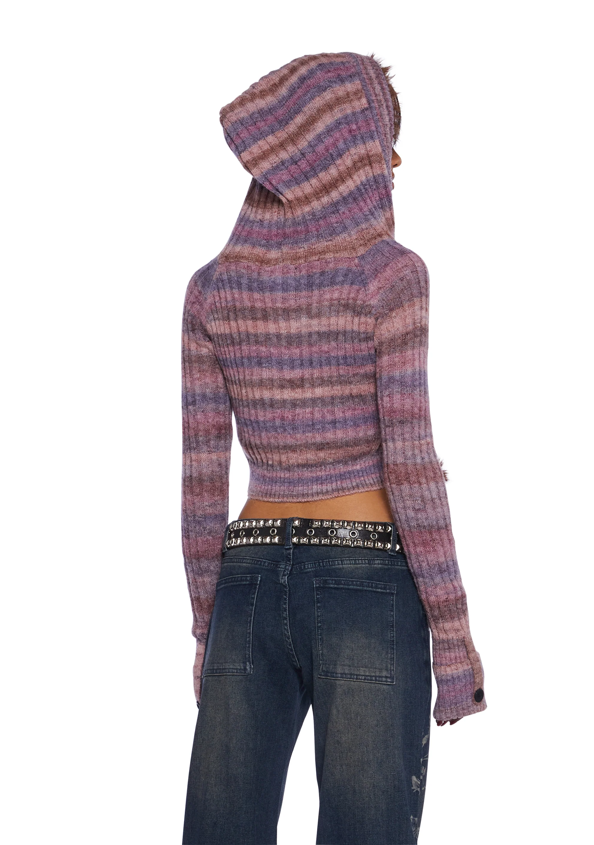 Punky Pop Knit Cardigan - Image 4