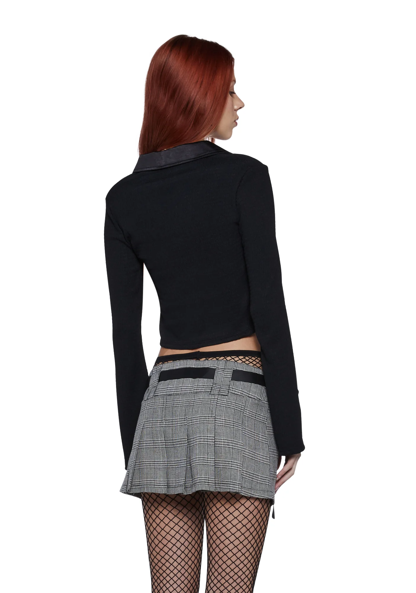 Purely About A Boy Crop Top - Black - Image 4