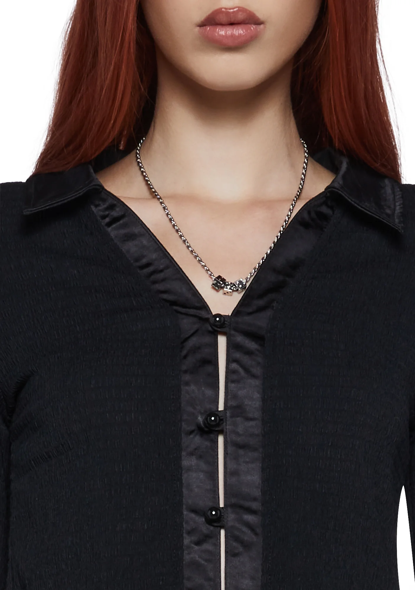 Purely About A Boy Crop Top - Black - Image 5