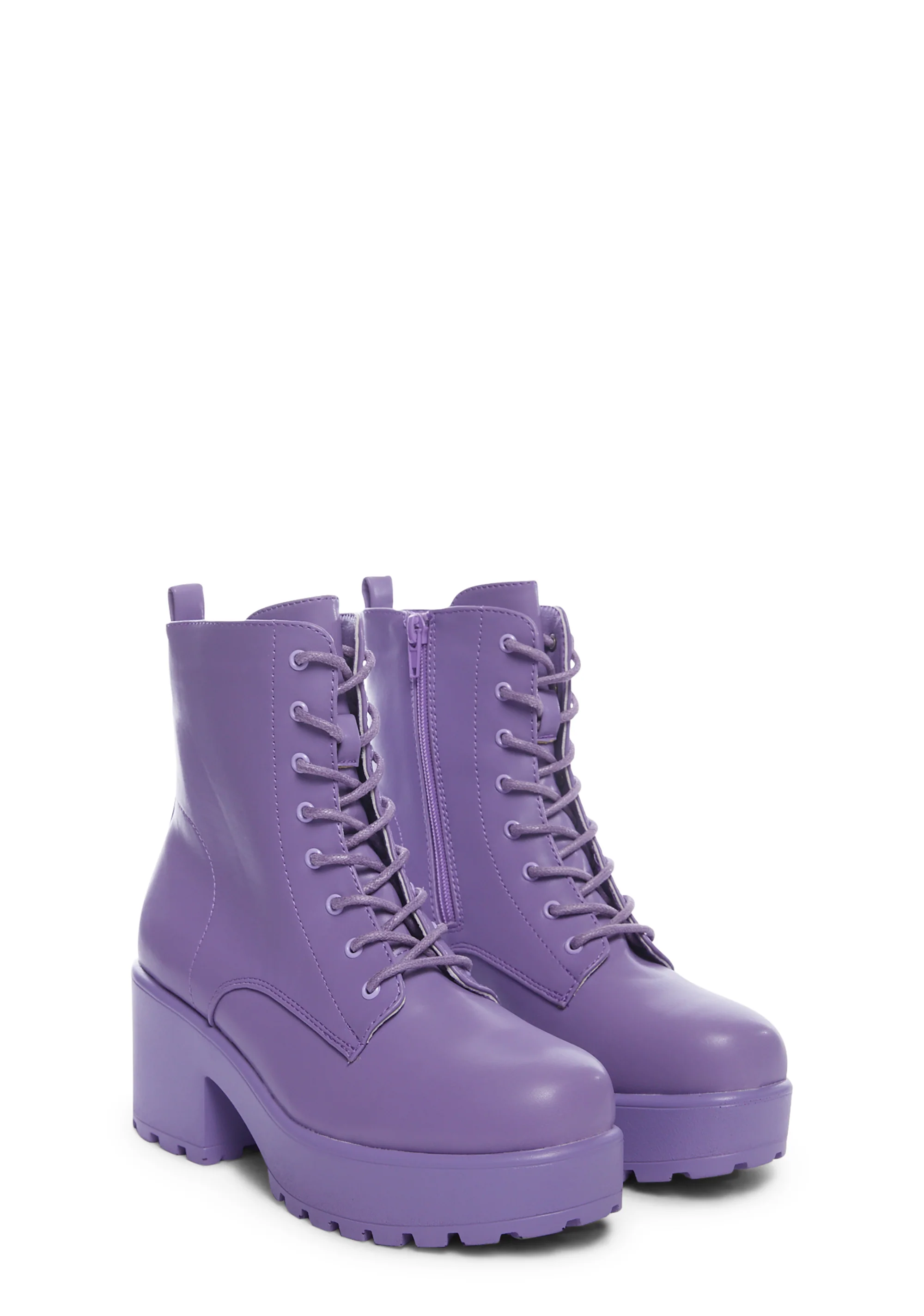 Purple Gin Platform Boots - Image 7