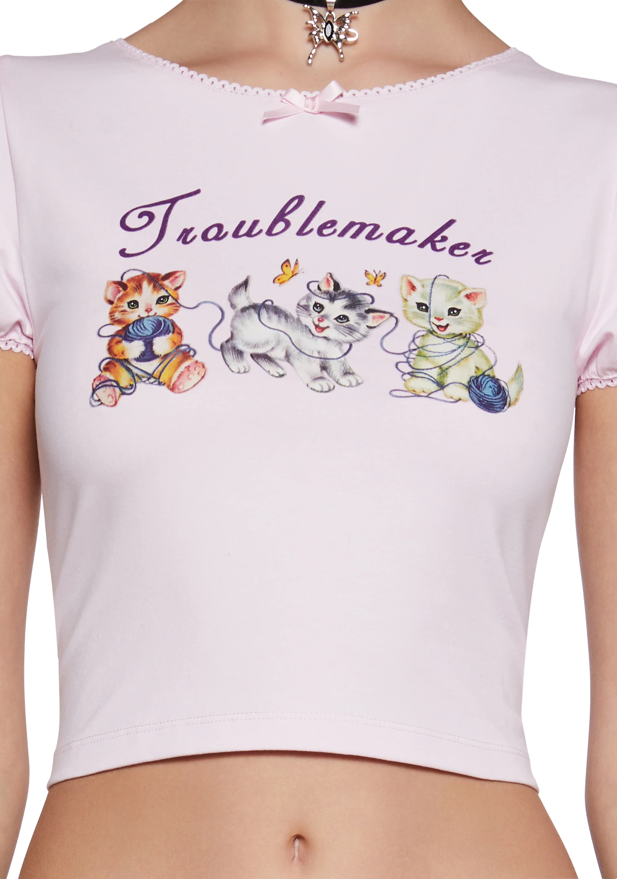 Purrfectly Naughty Graphic Tee - Image 5