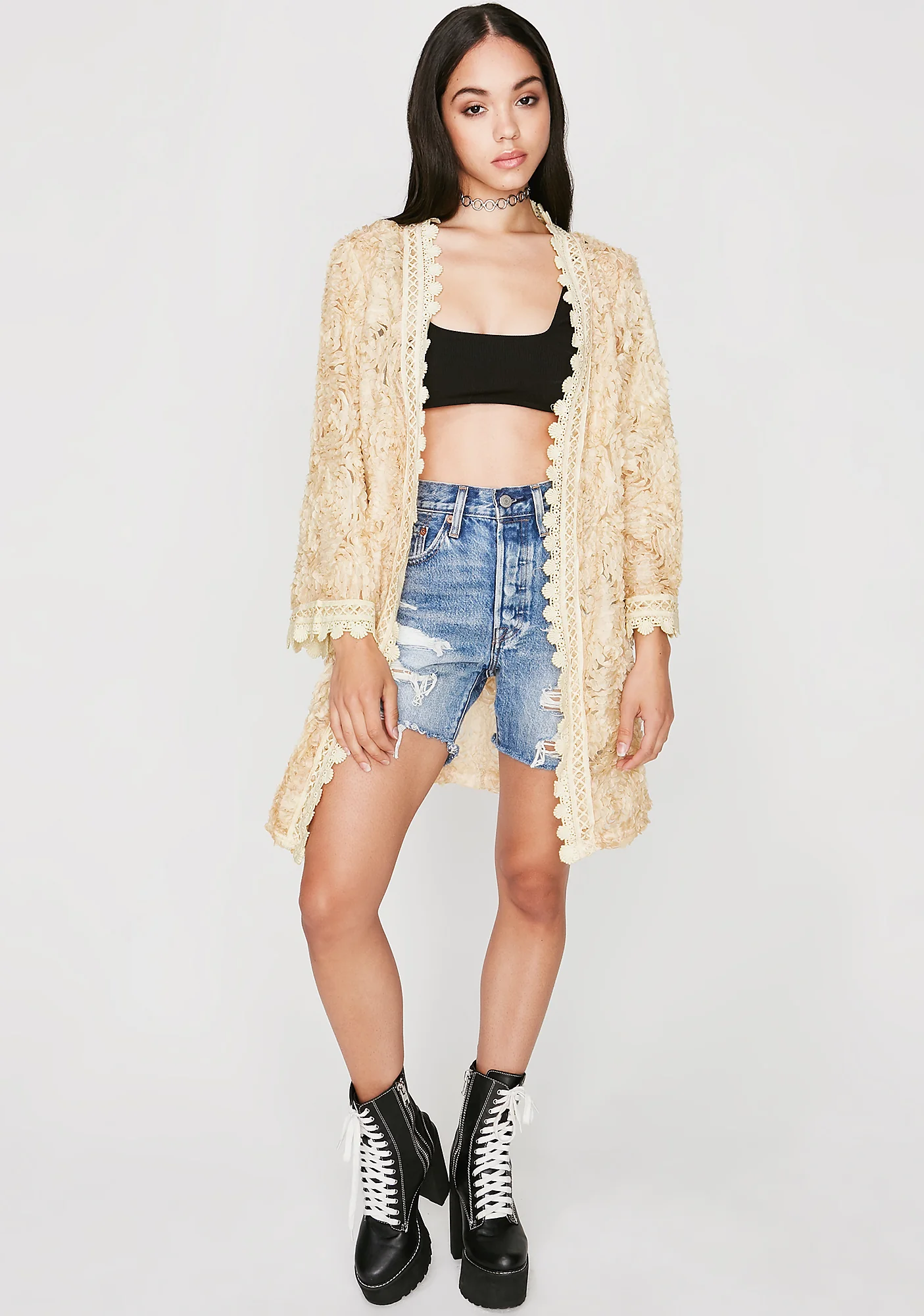 Pushin' Petals Kimono - Image 3