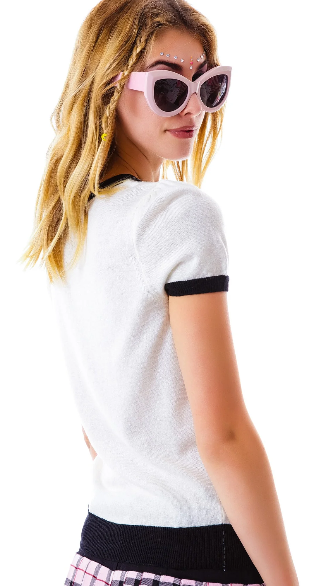 Pussy Lover Short Sleeve Sweater - Black - Image 8