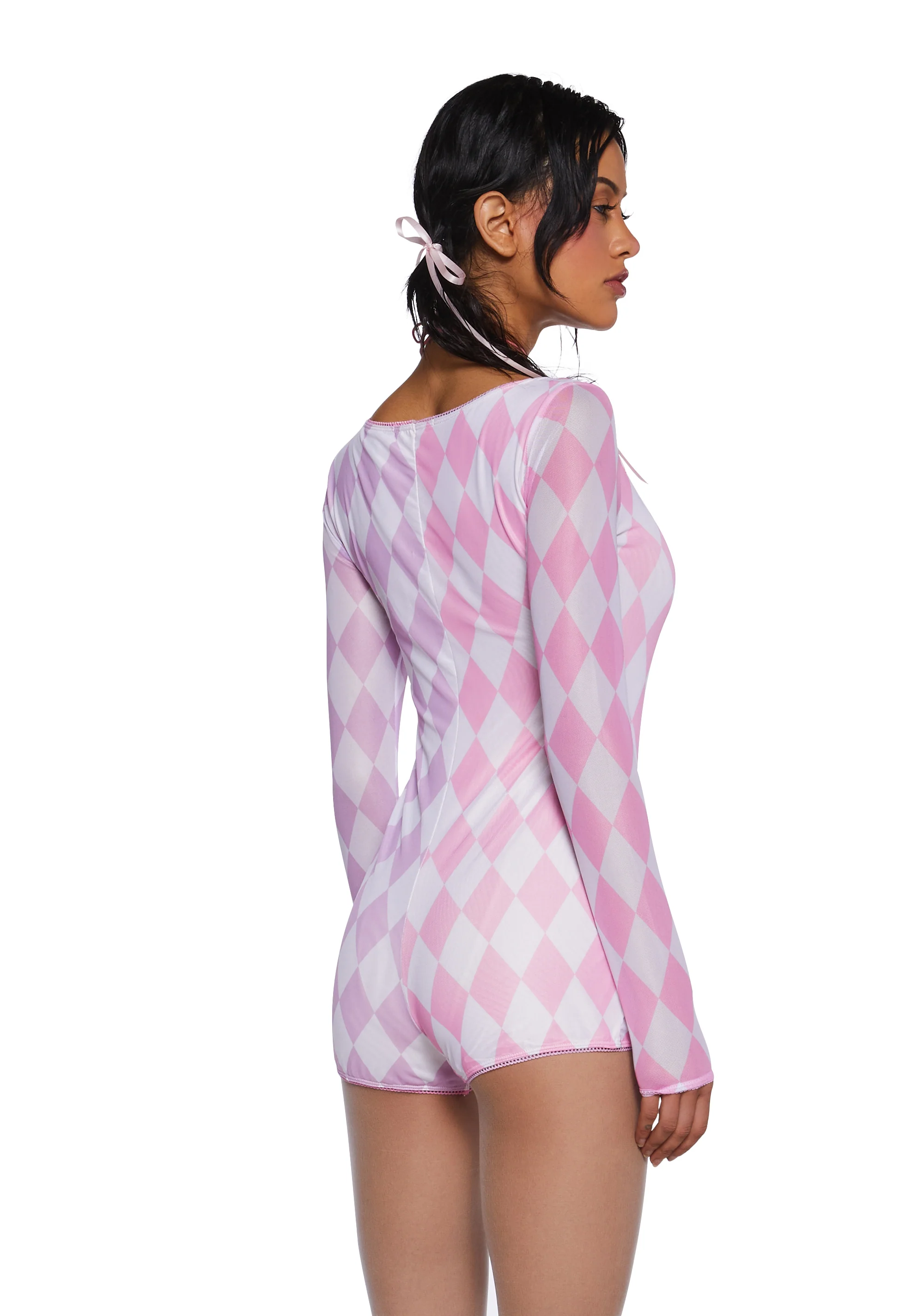 Put On A Show Mesh Romper - Image 4
