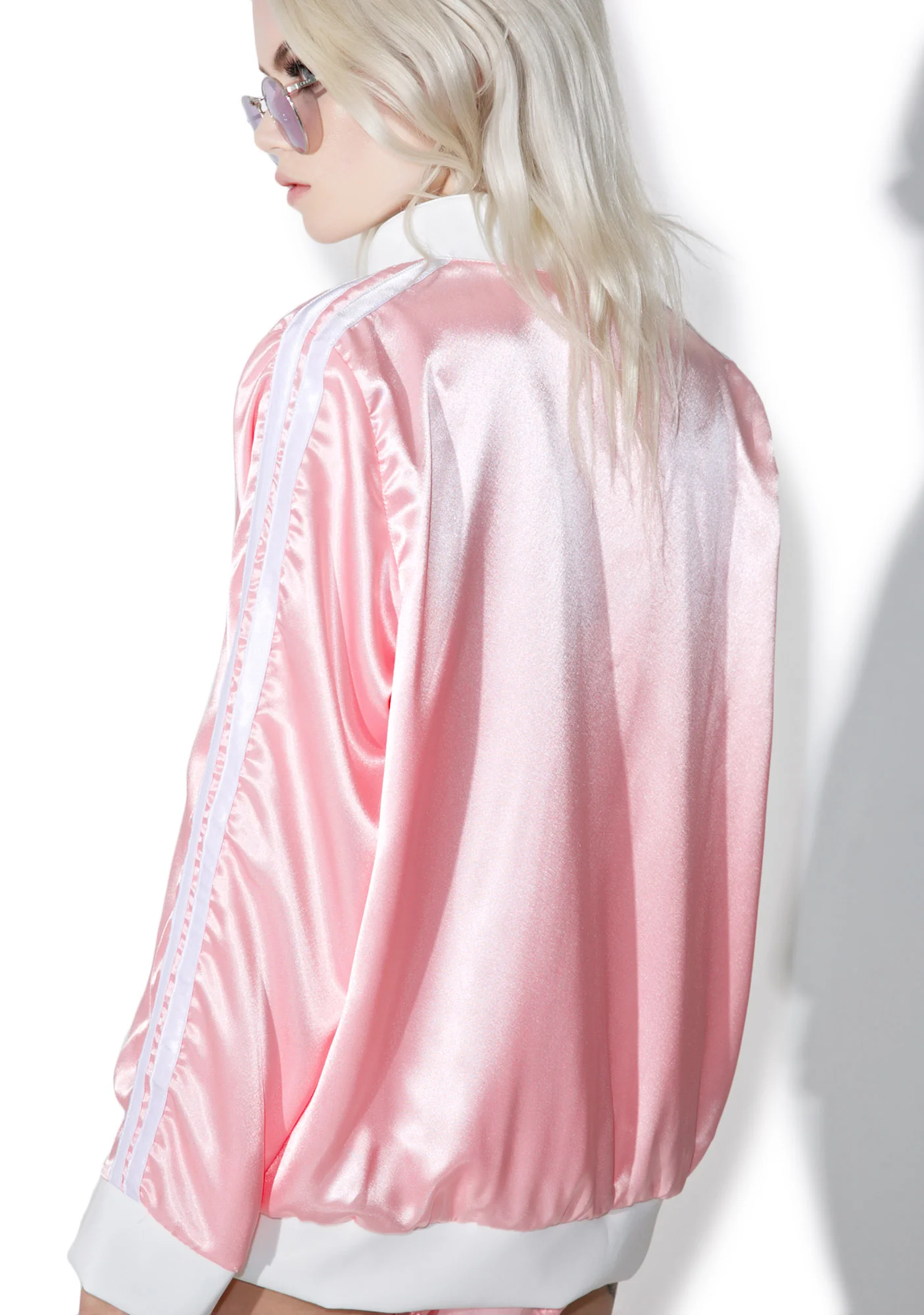 Pynk Silk Kitten Bomber Jacket - Image 2