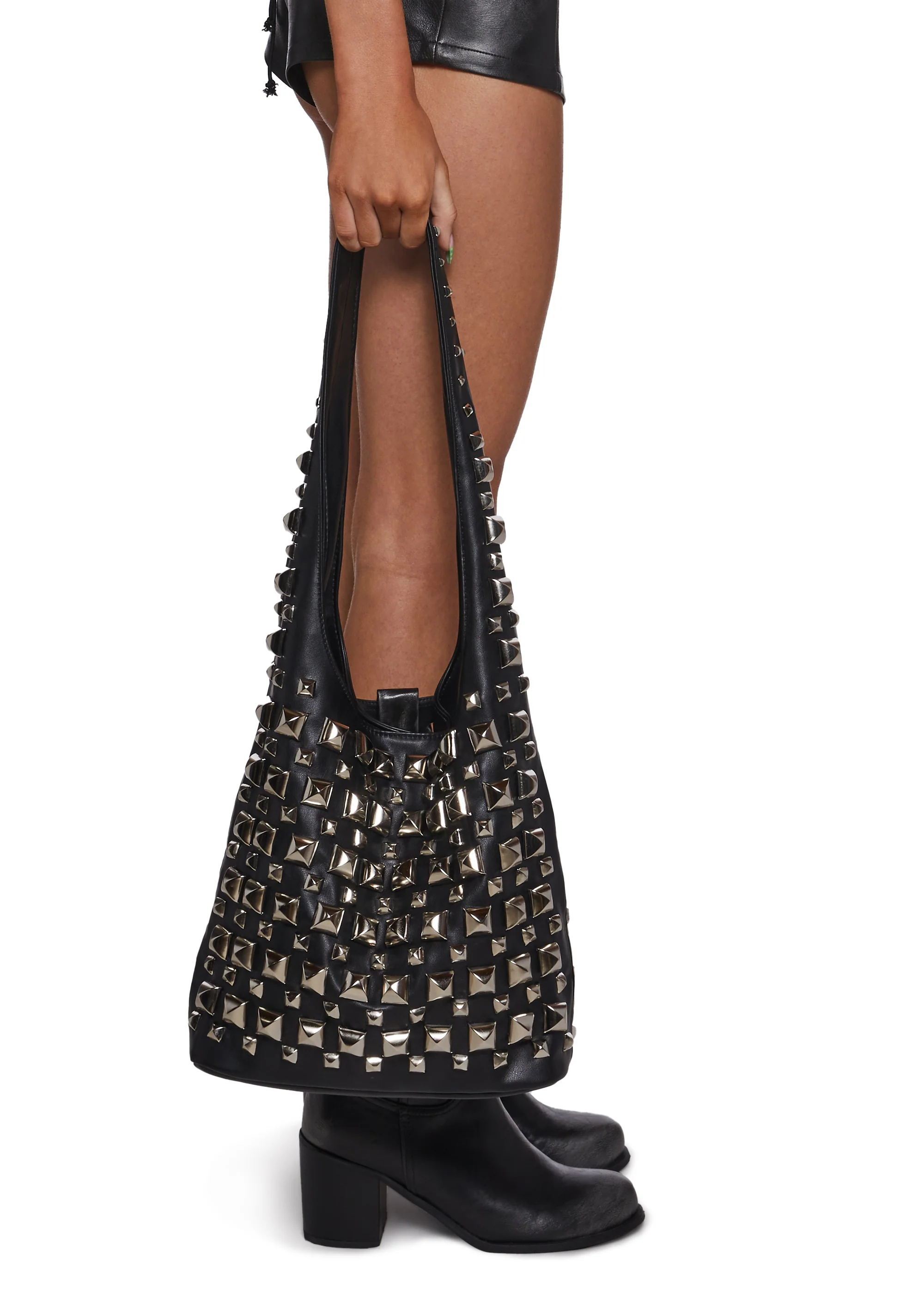Drama First Studded Tote Bag - Image 2