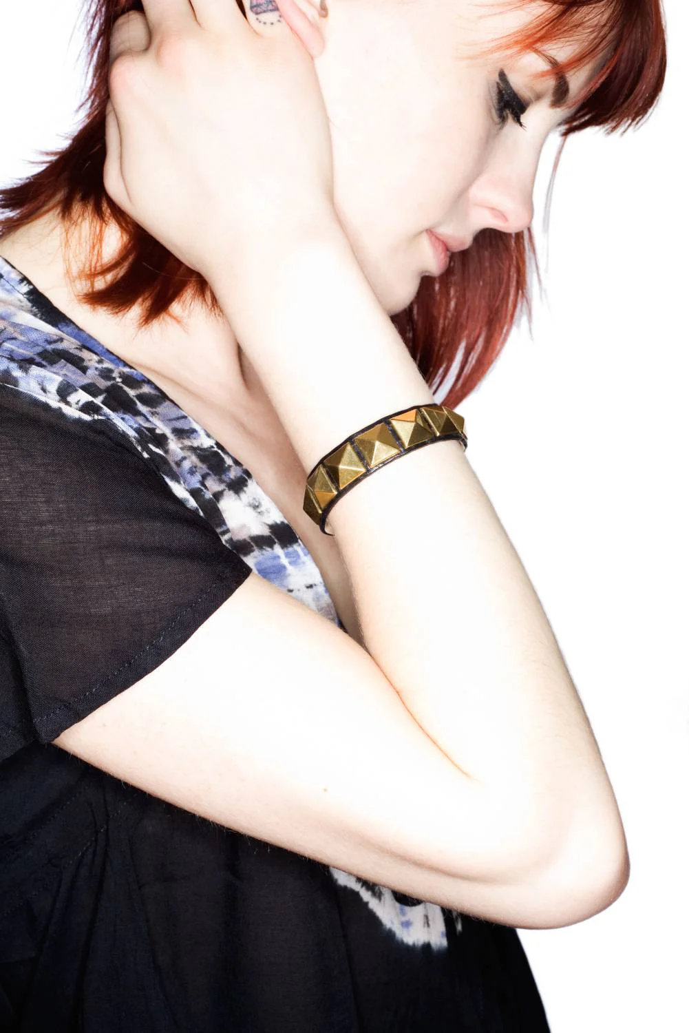 Pyramids Bracelet - Metallic - Image 2