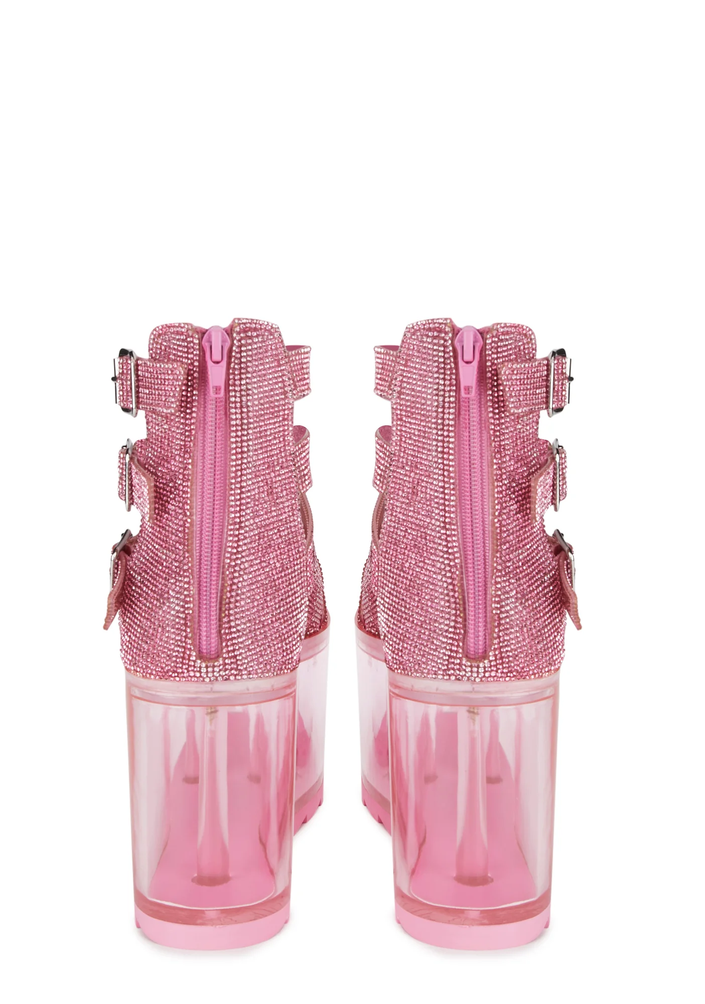 Qloud Odyssey Platform Sandals - Pink - Image 4