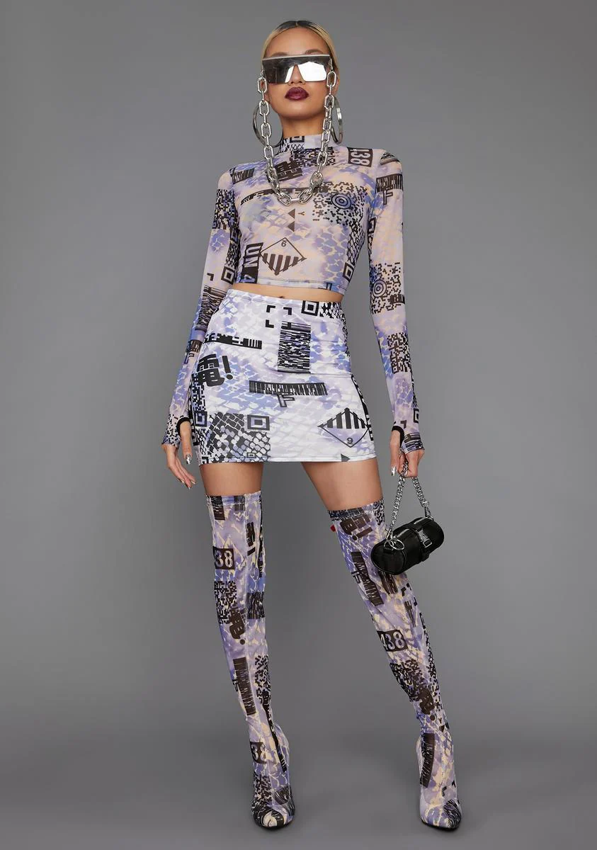 QR Cutie Mesh Top - Image 3